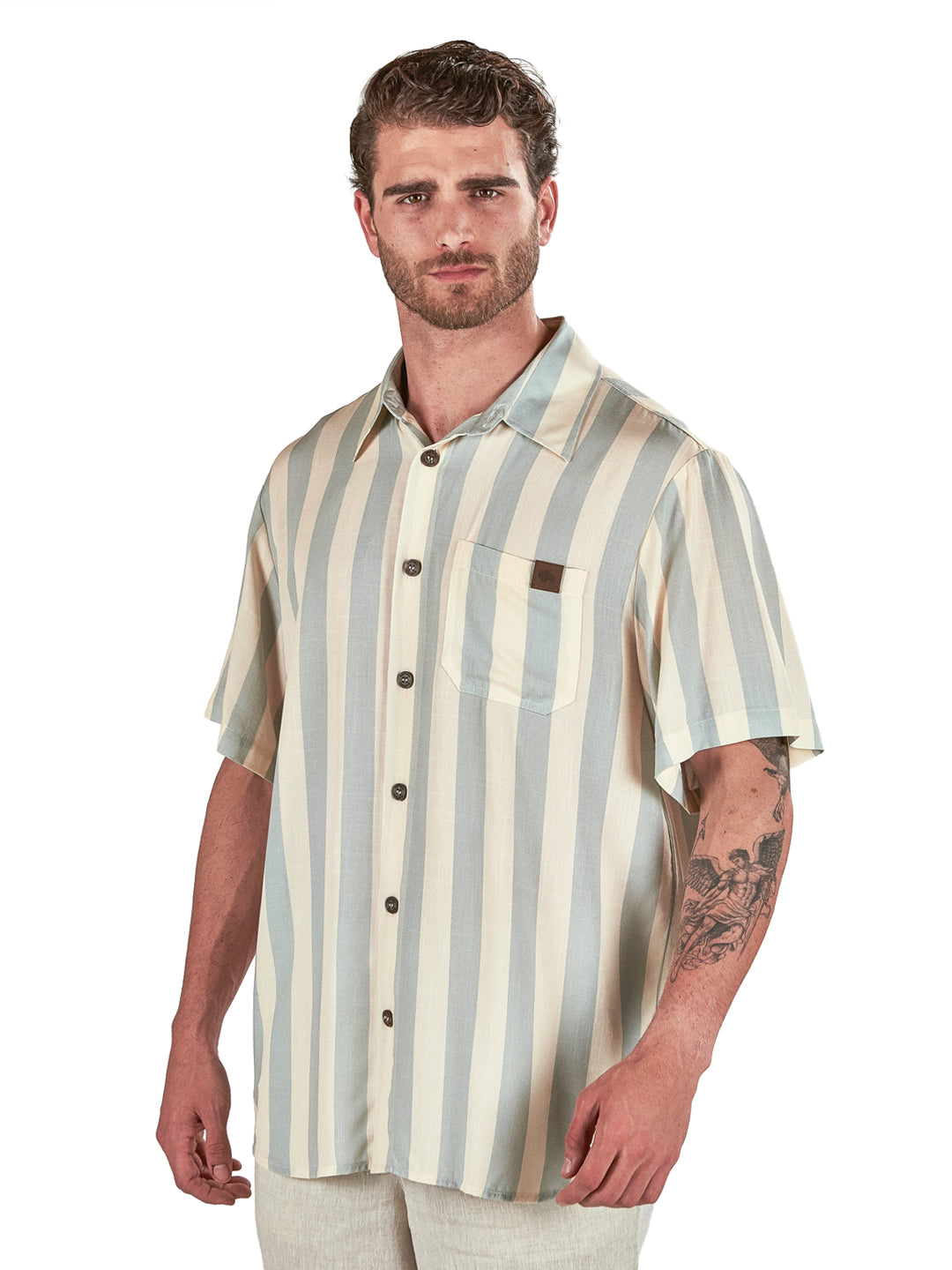 Guayabera Opal Hombre - Beige