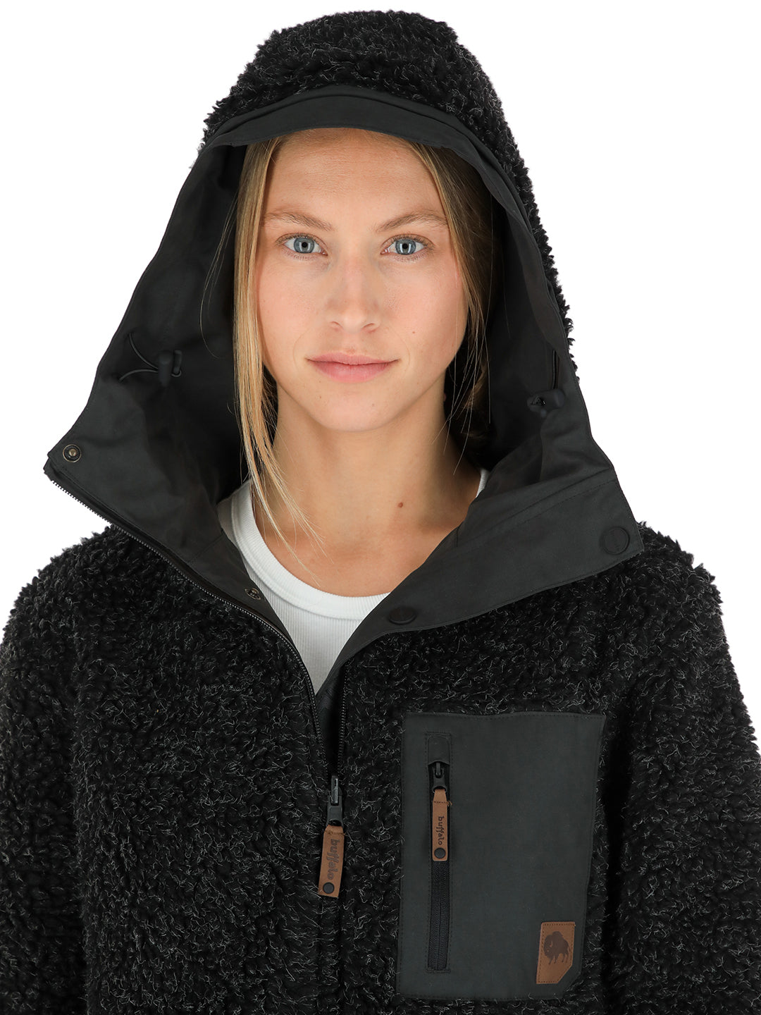 Parka Impermeable Reversible Camaleon Mujer - Negro