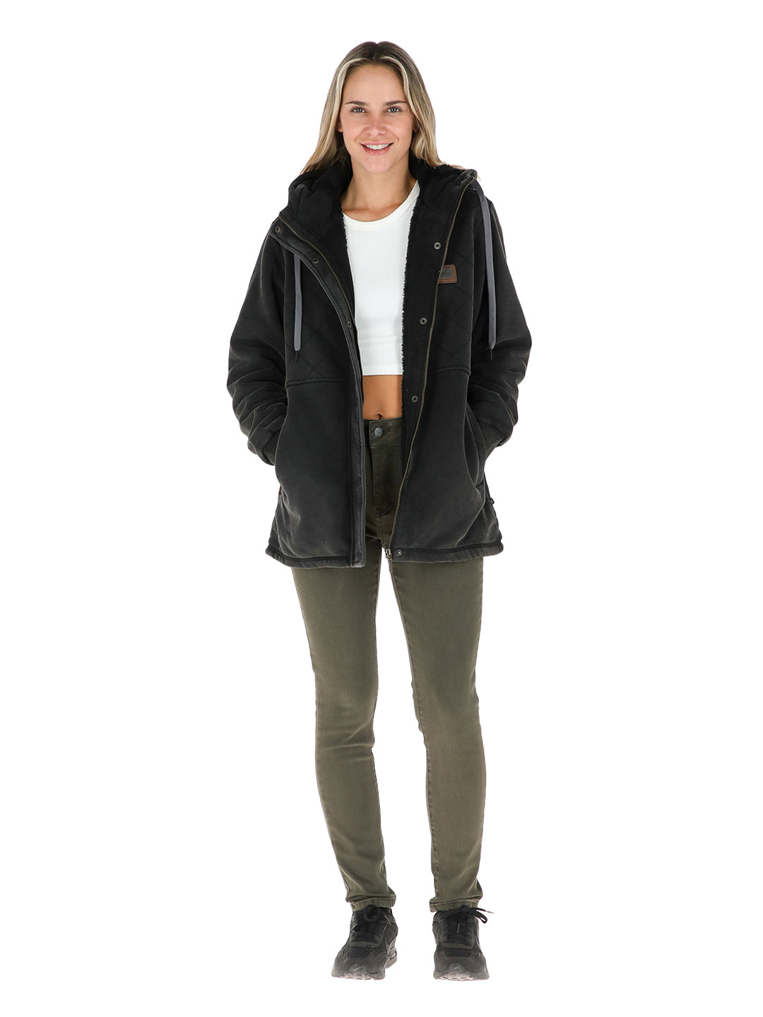 Poleron Chiporro Mujer - Negro