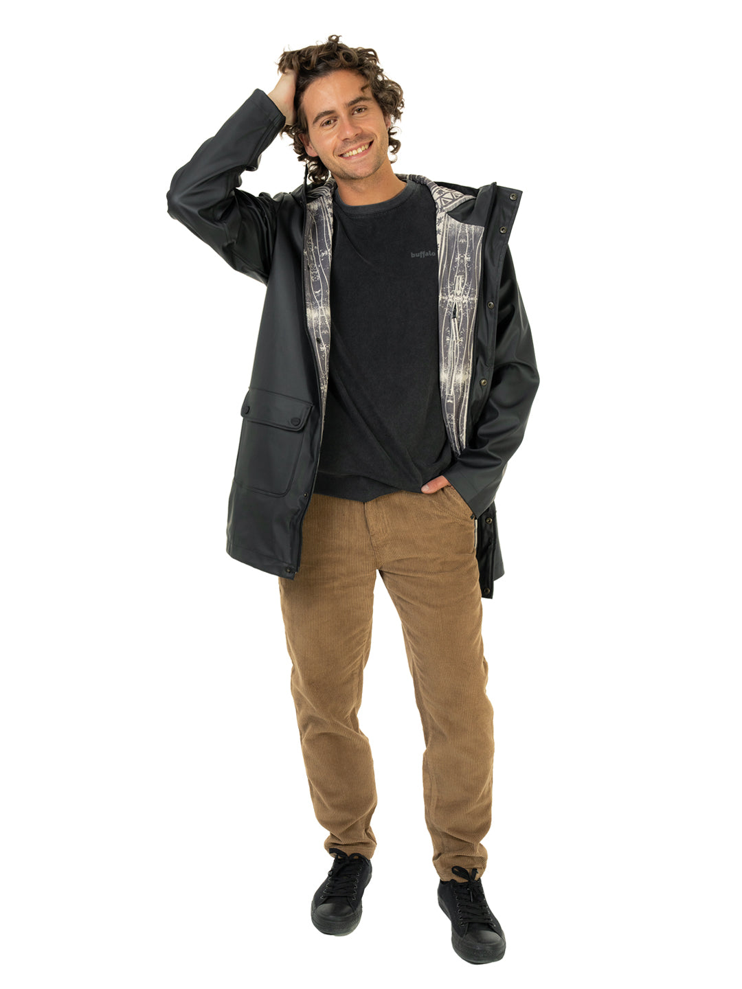 Impermeable Raincoat 2 Hombre - Negro