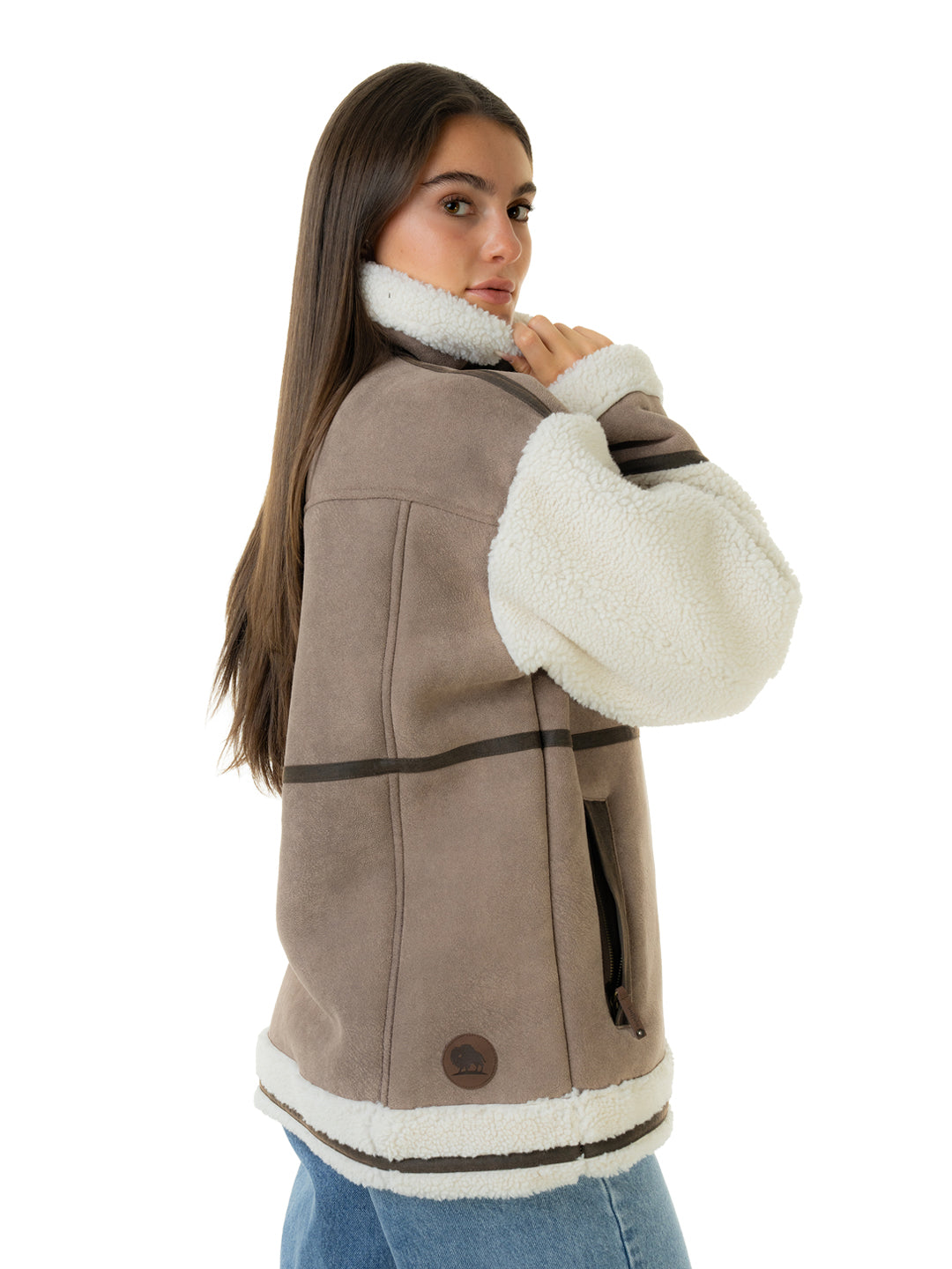 Chaqueta Tenca Mujer - Cafe