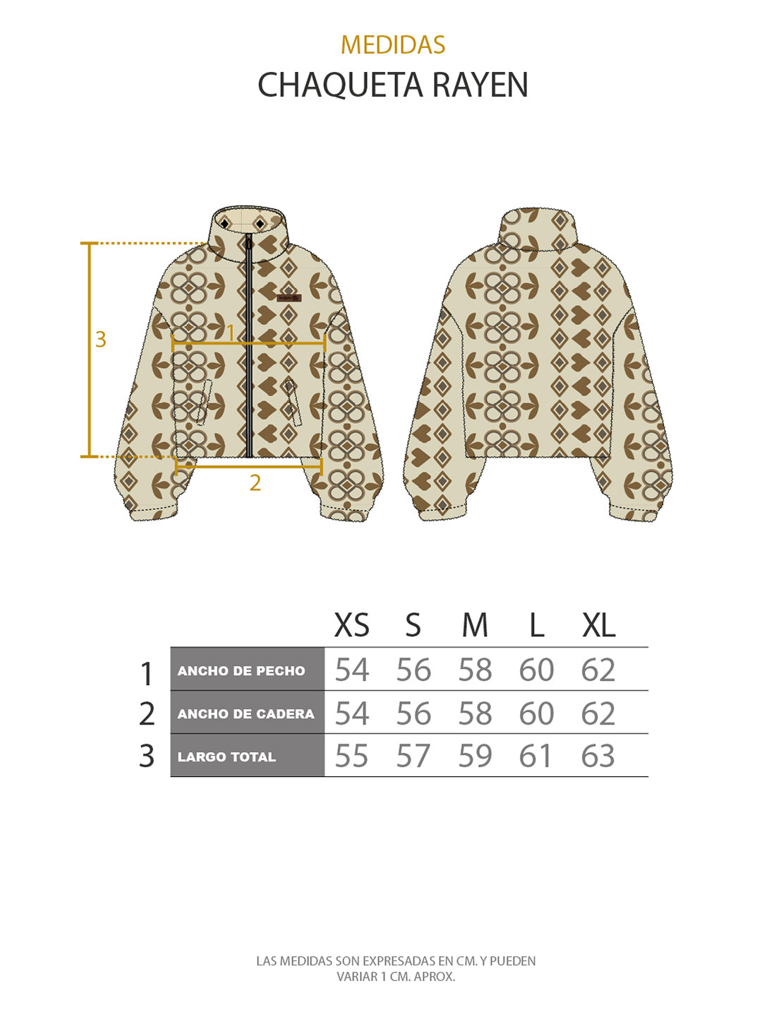 Chaqueta Rayen Mujer - Beige