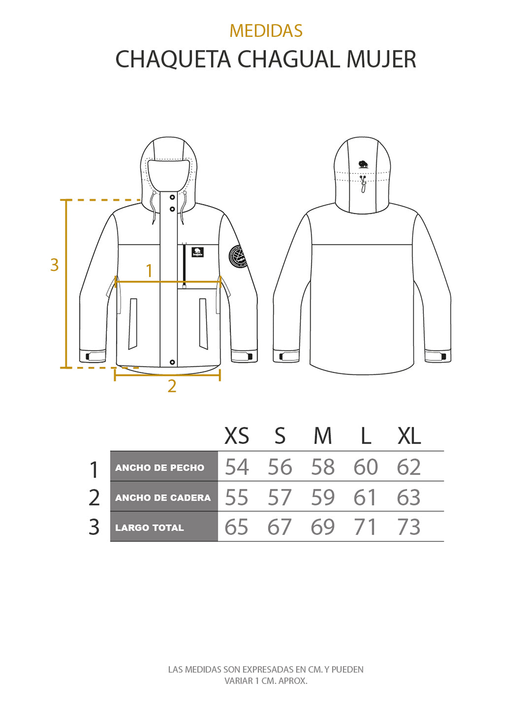 Chaqueta Chagual Mujer - Negro