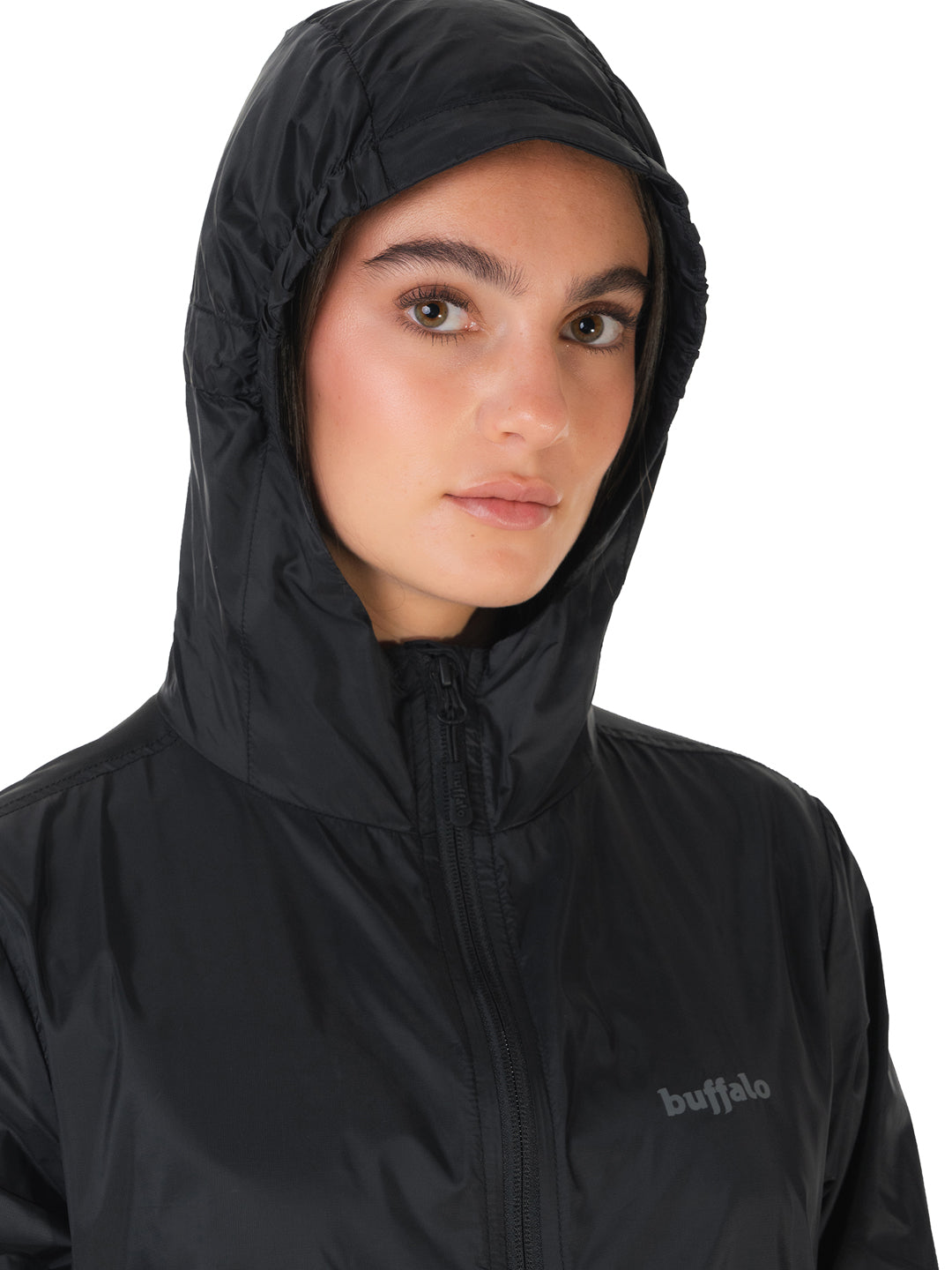 Cortaviento Tordo Mujer - Negro