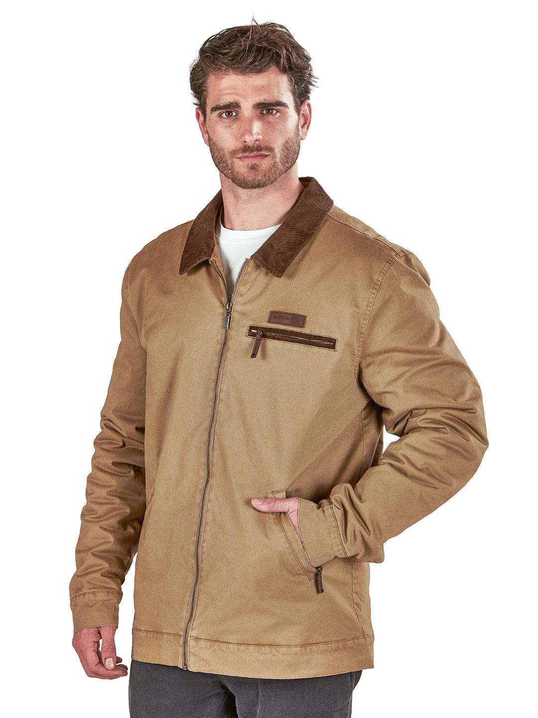 Chaqueta Acolchada Caiquen Hombre - Cafe