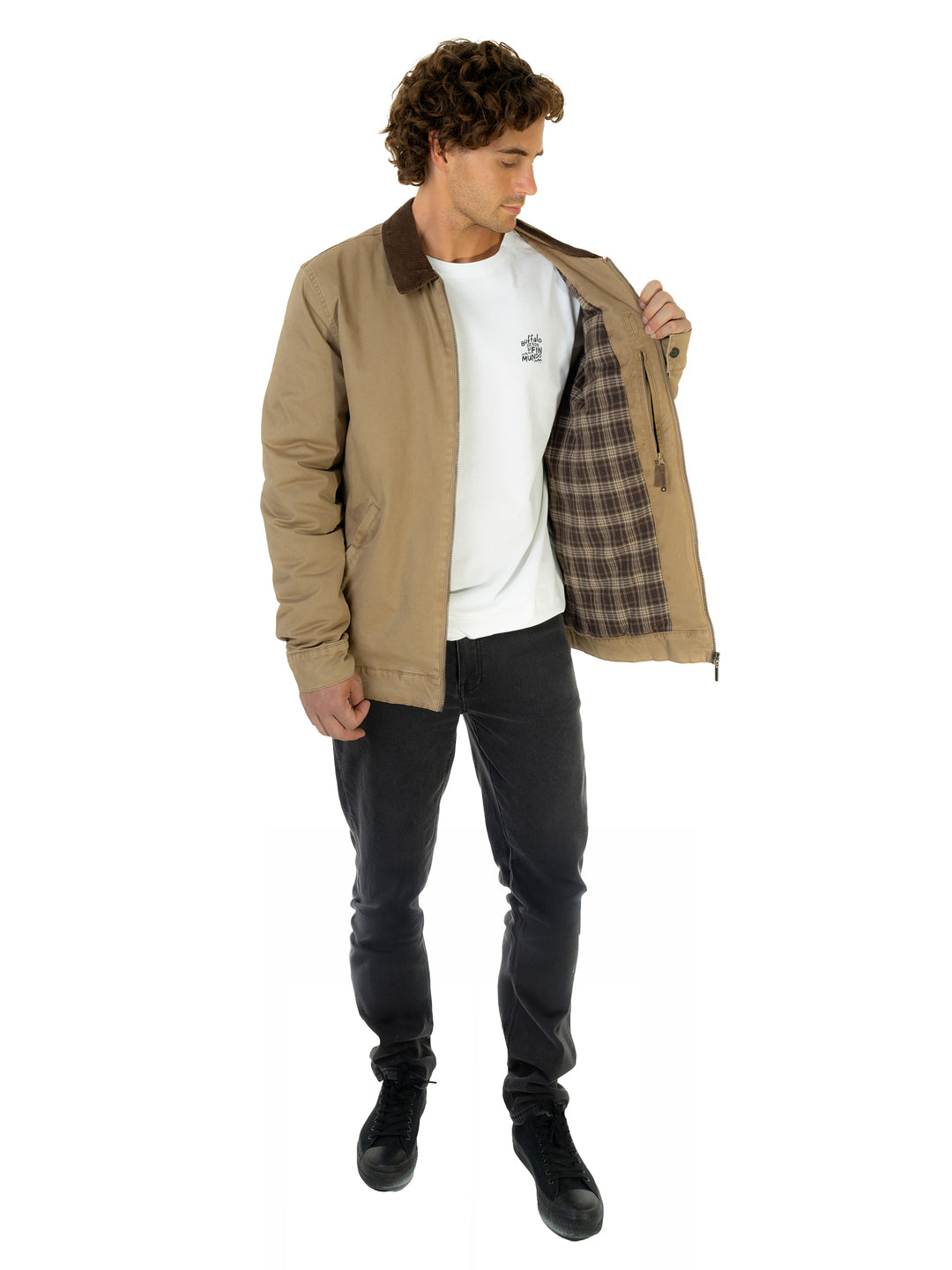 Chaqueta Caiquen Hombre - Cafe