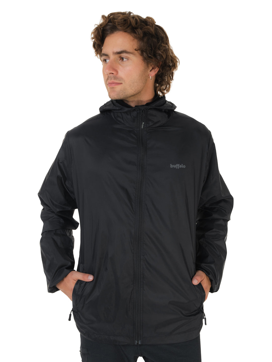 Cortaviento Tordo Hombre - Negro