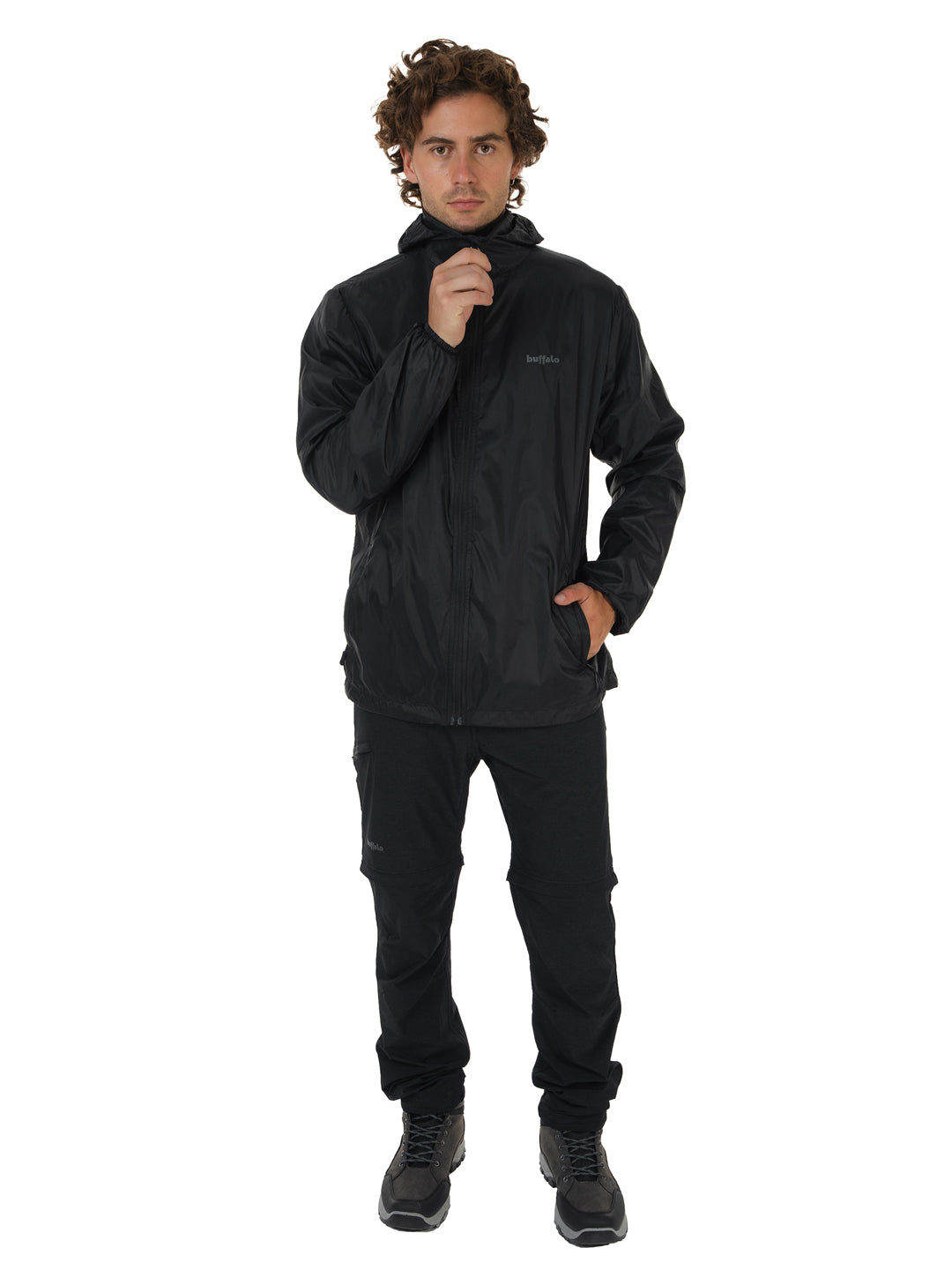Cortaviento Tordo Hombre - Negro