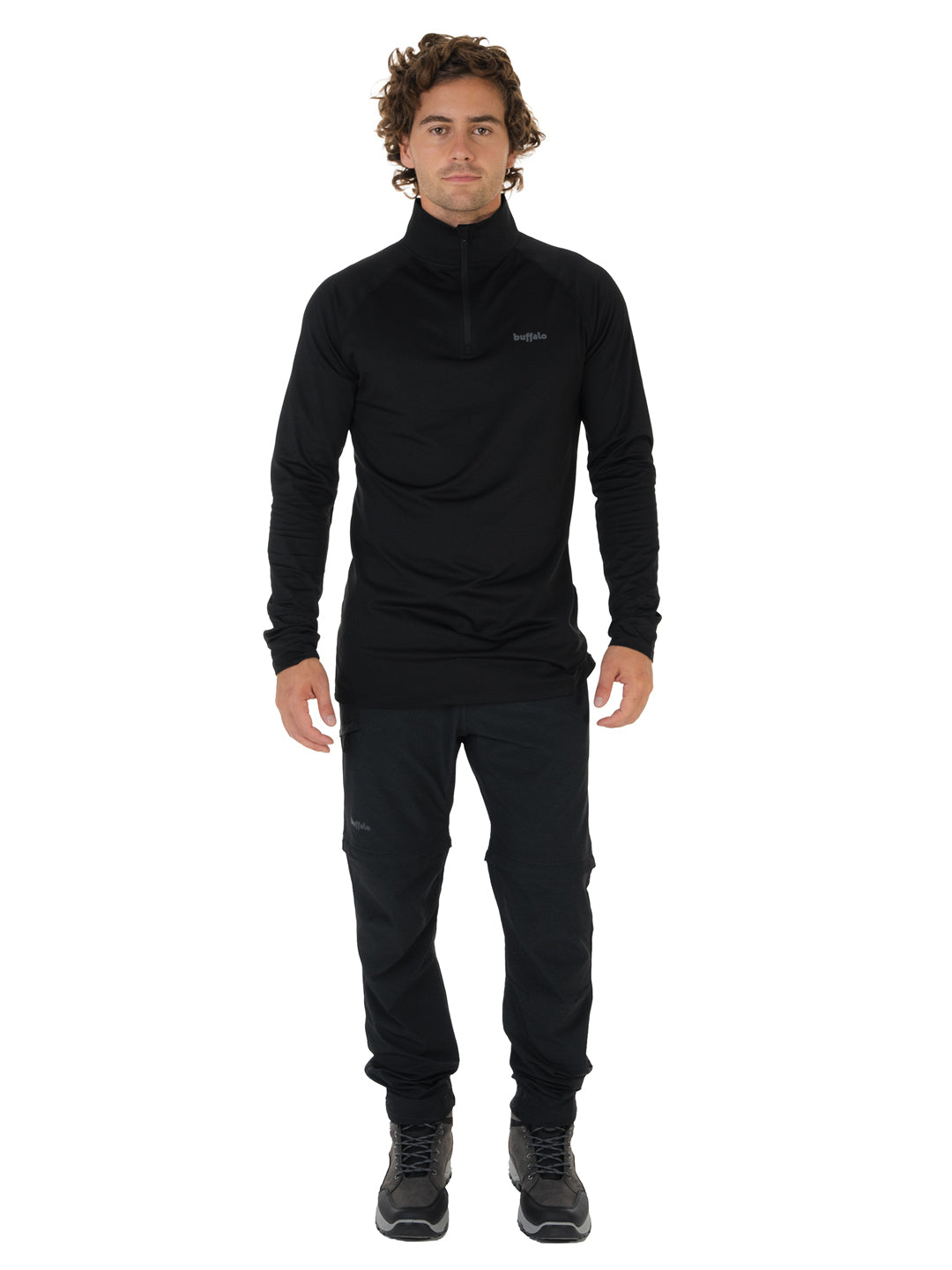 Polera Run Run Hombre - Negro