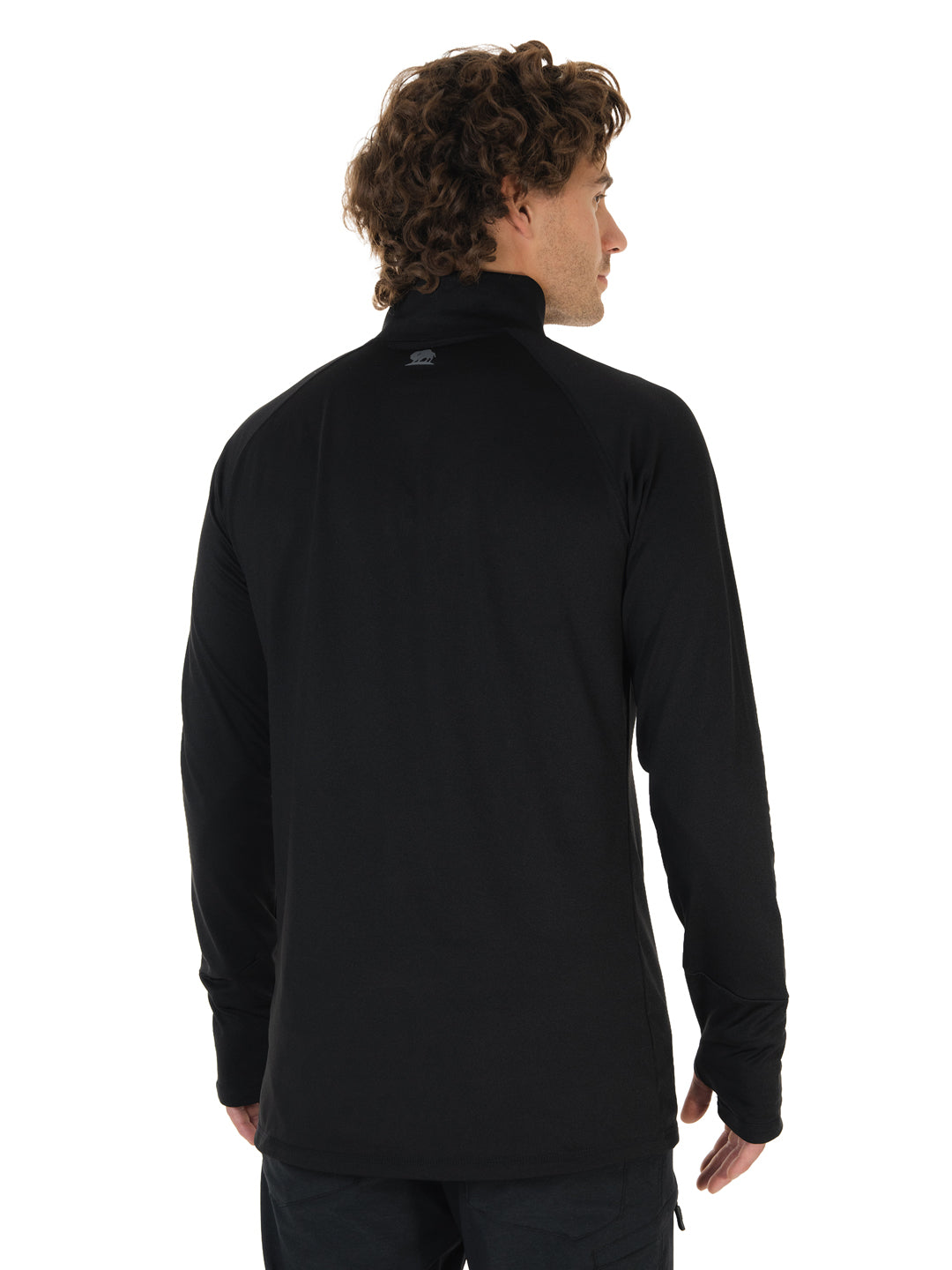 Polera Run Run Hombre - Negro