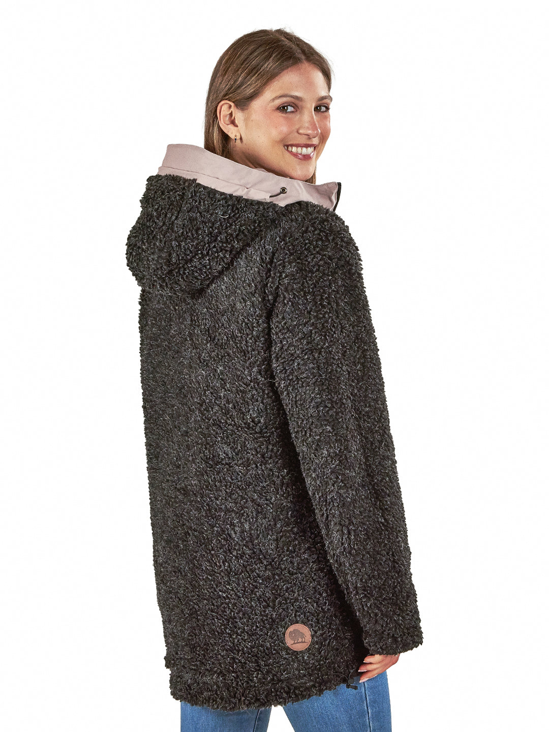Parka Impermeable Reversible Camaleon Mujer - Rosado