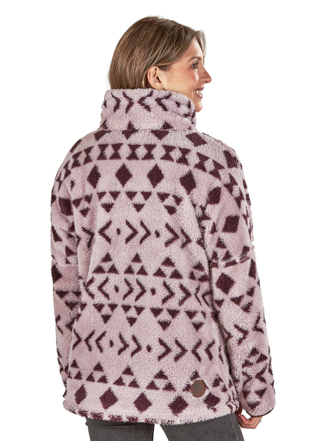 Chaqueta Nomada Print Mujer - Morado