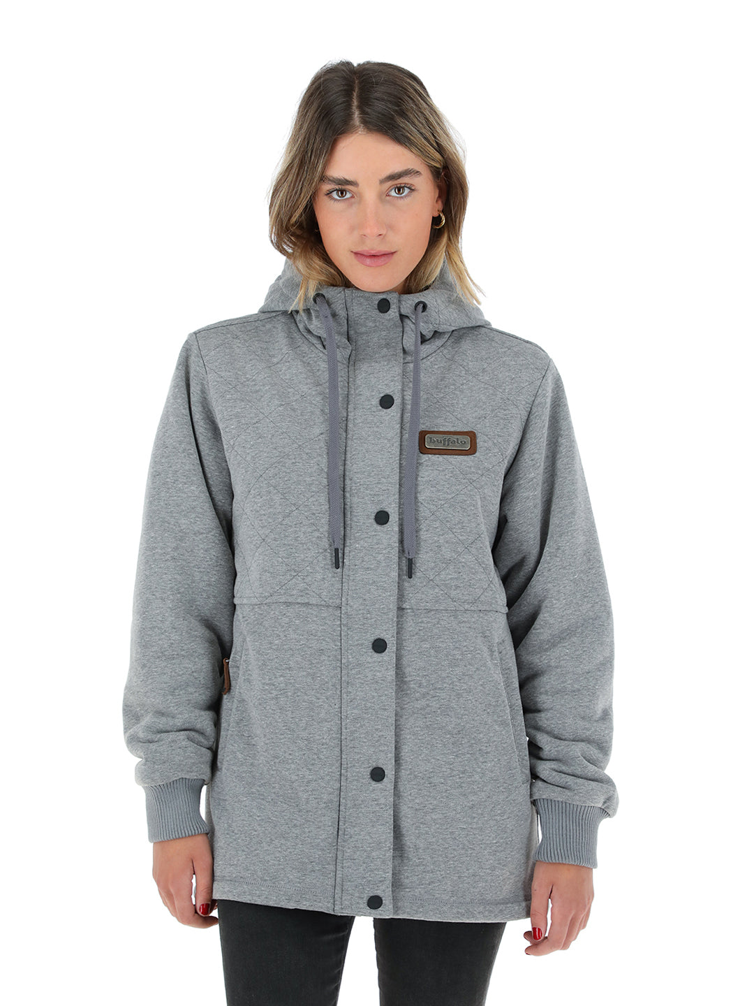 Poleron Chiporro Mujer - Gris