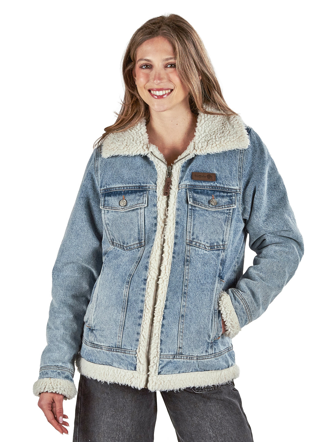 Chaqueta Reversible Turpis Mujer - Celeste