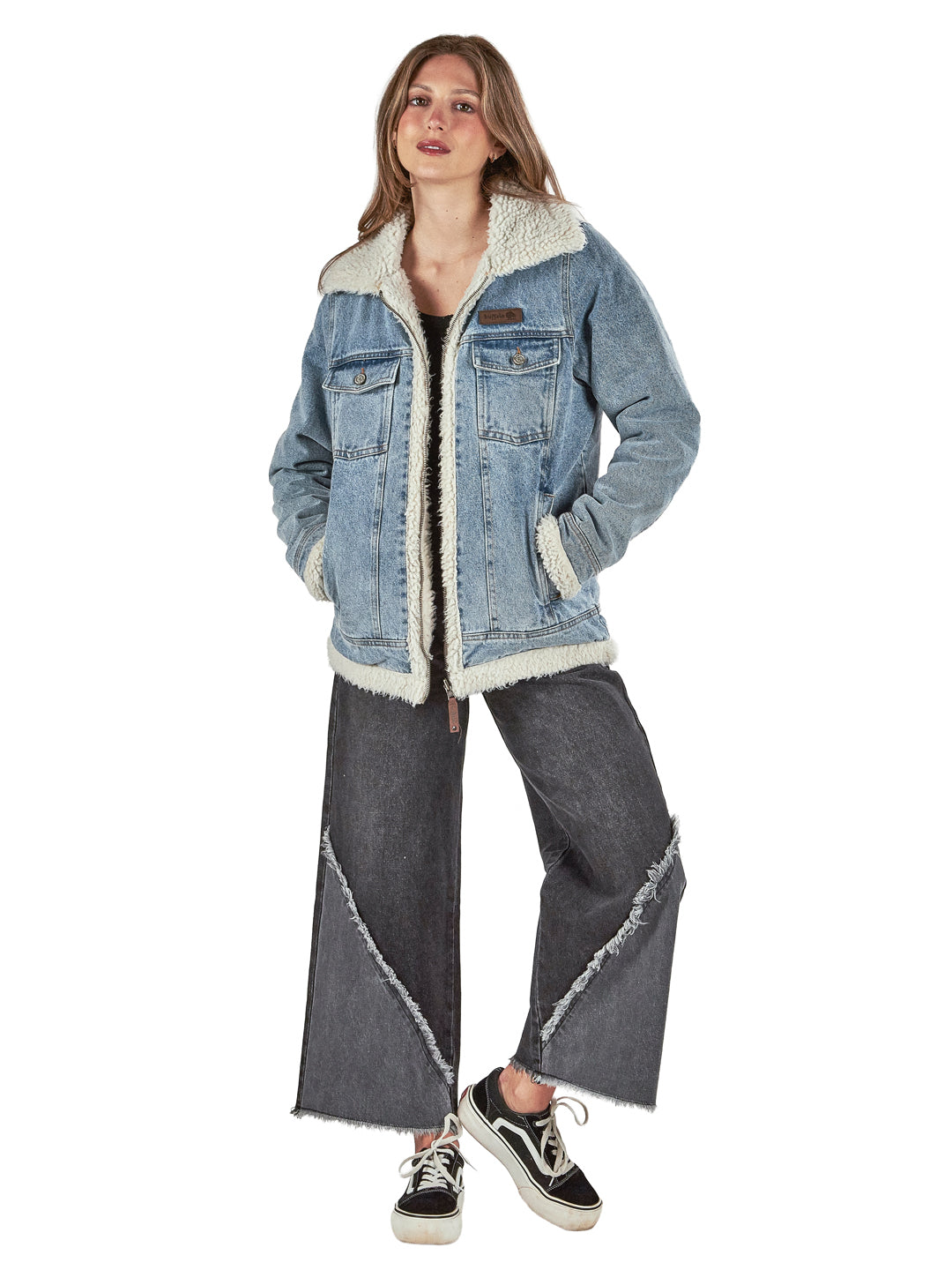 Chaqueta Reversible Turpis Mujer - Celeste