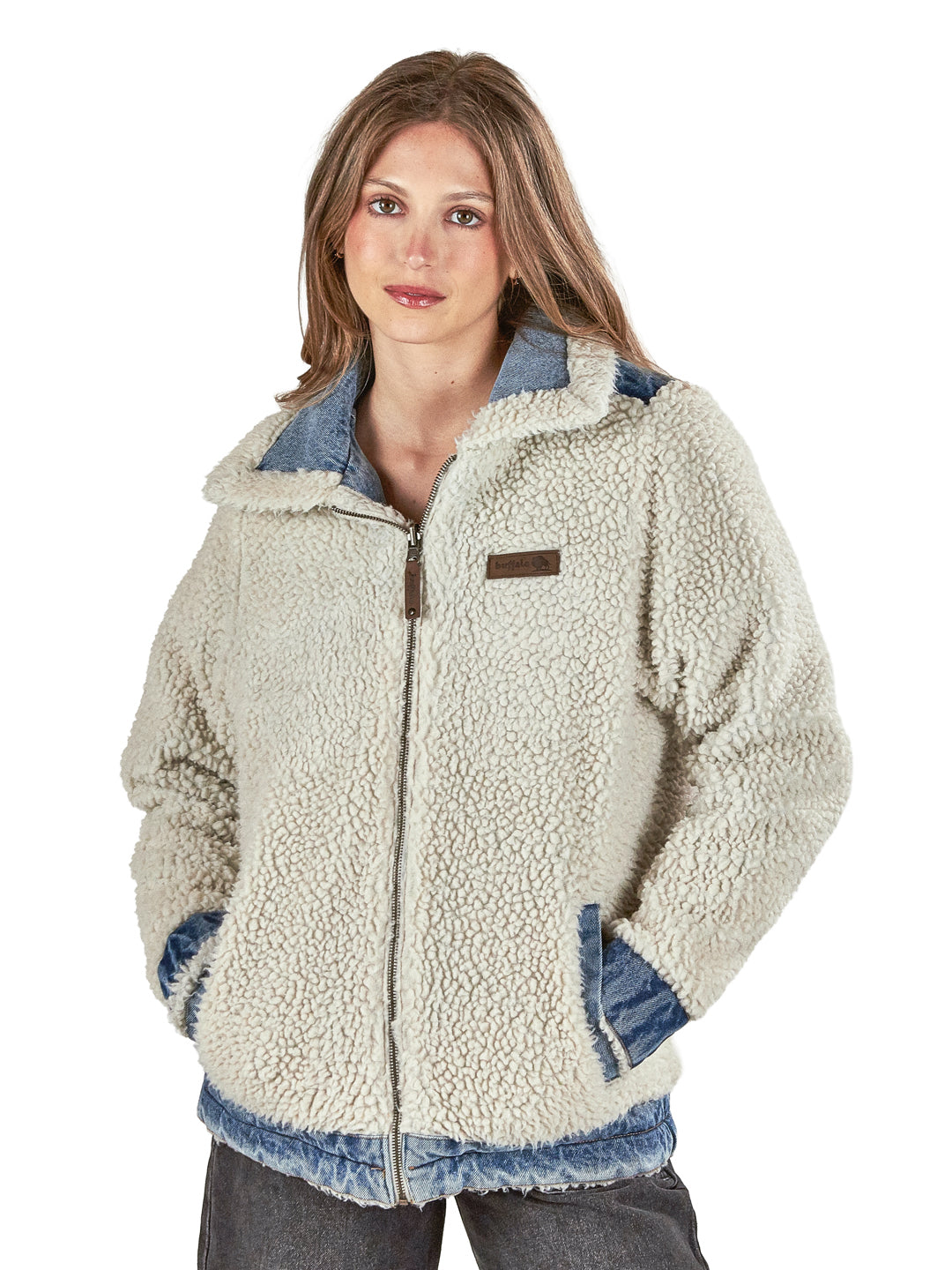 Chaqueta Reversible Turpis Mujer - Celeste