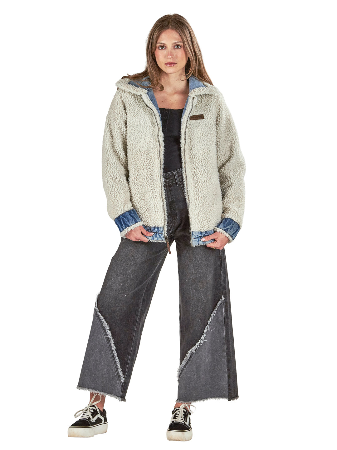 Chaqueta Reversible Turpis Mujer - Celeste
