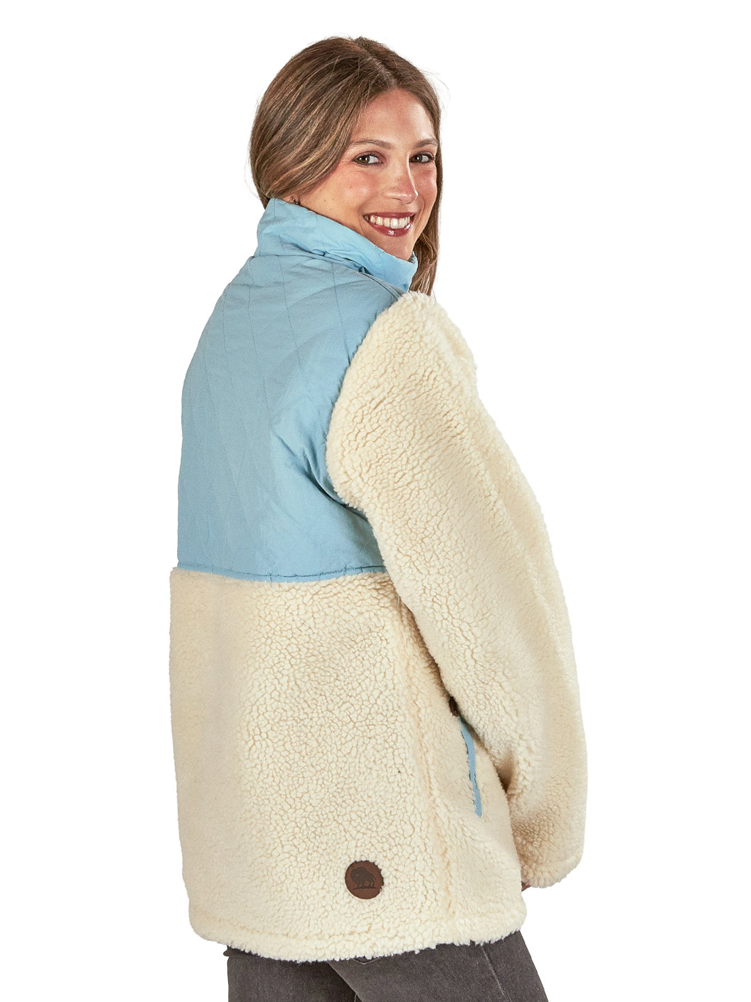 Chaqueta Pehuen Mujer - Celeste