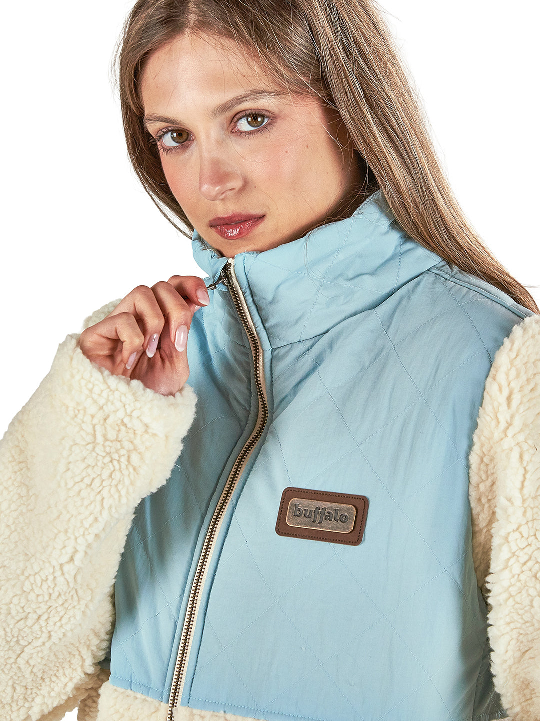 Chaqueta Pehuen Mujer - Celeste
