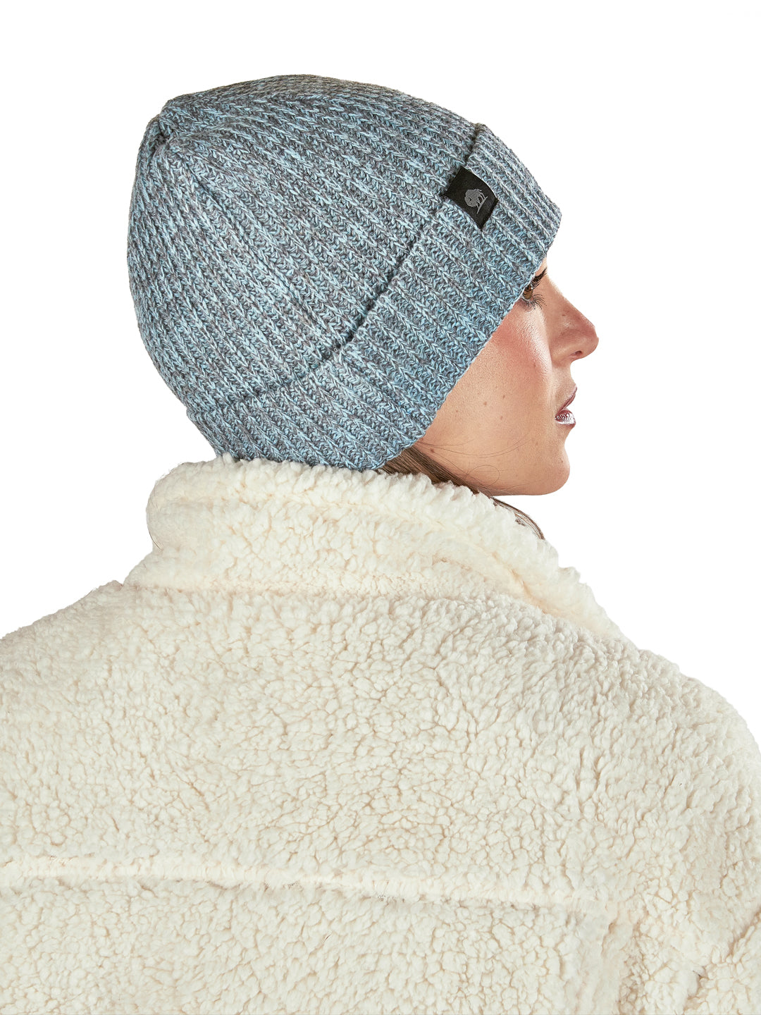 Gorro Calafate - Celeste Jaspeado
