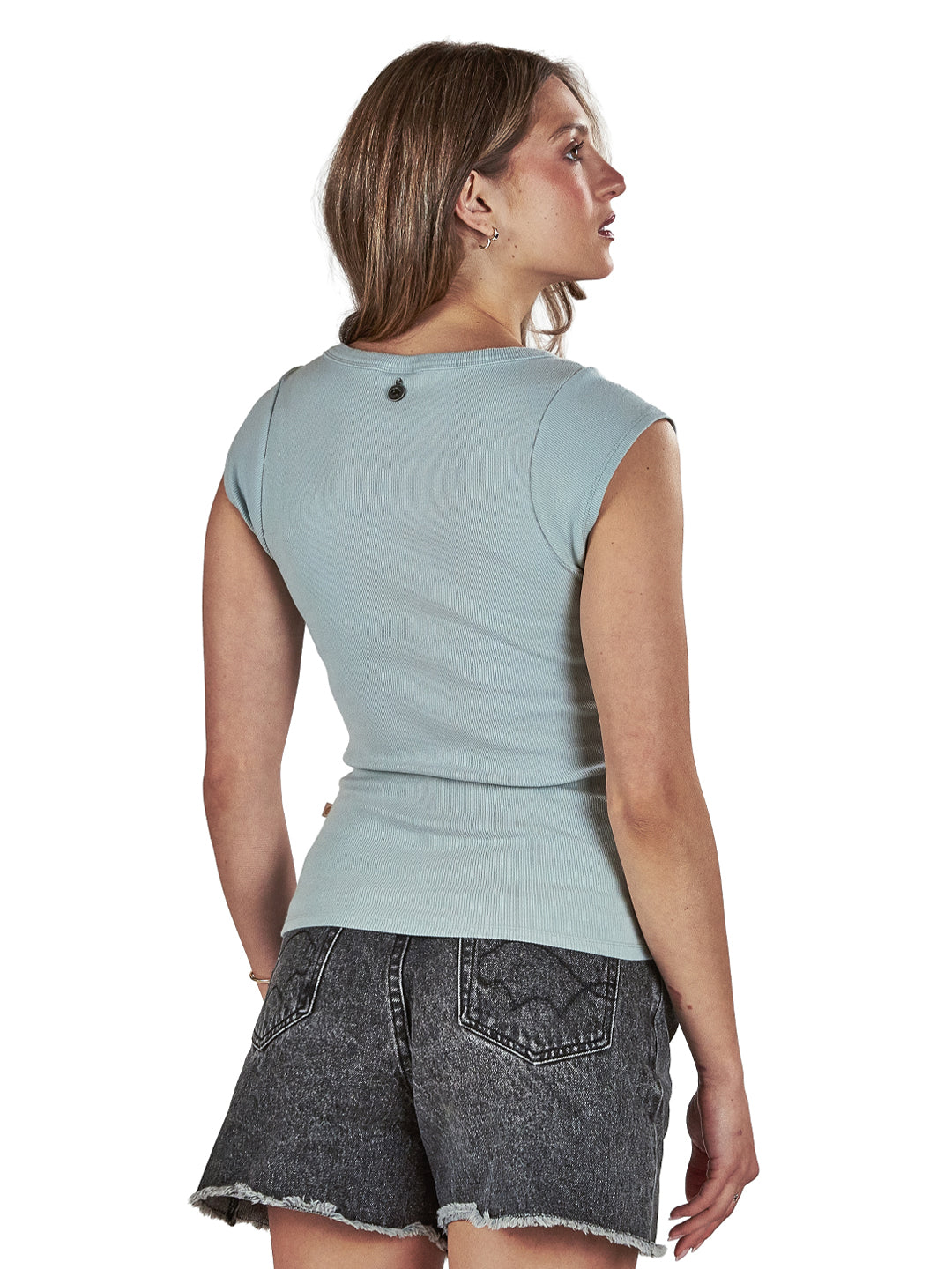 Polera Aurora Mujer - Verde Agua
