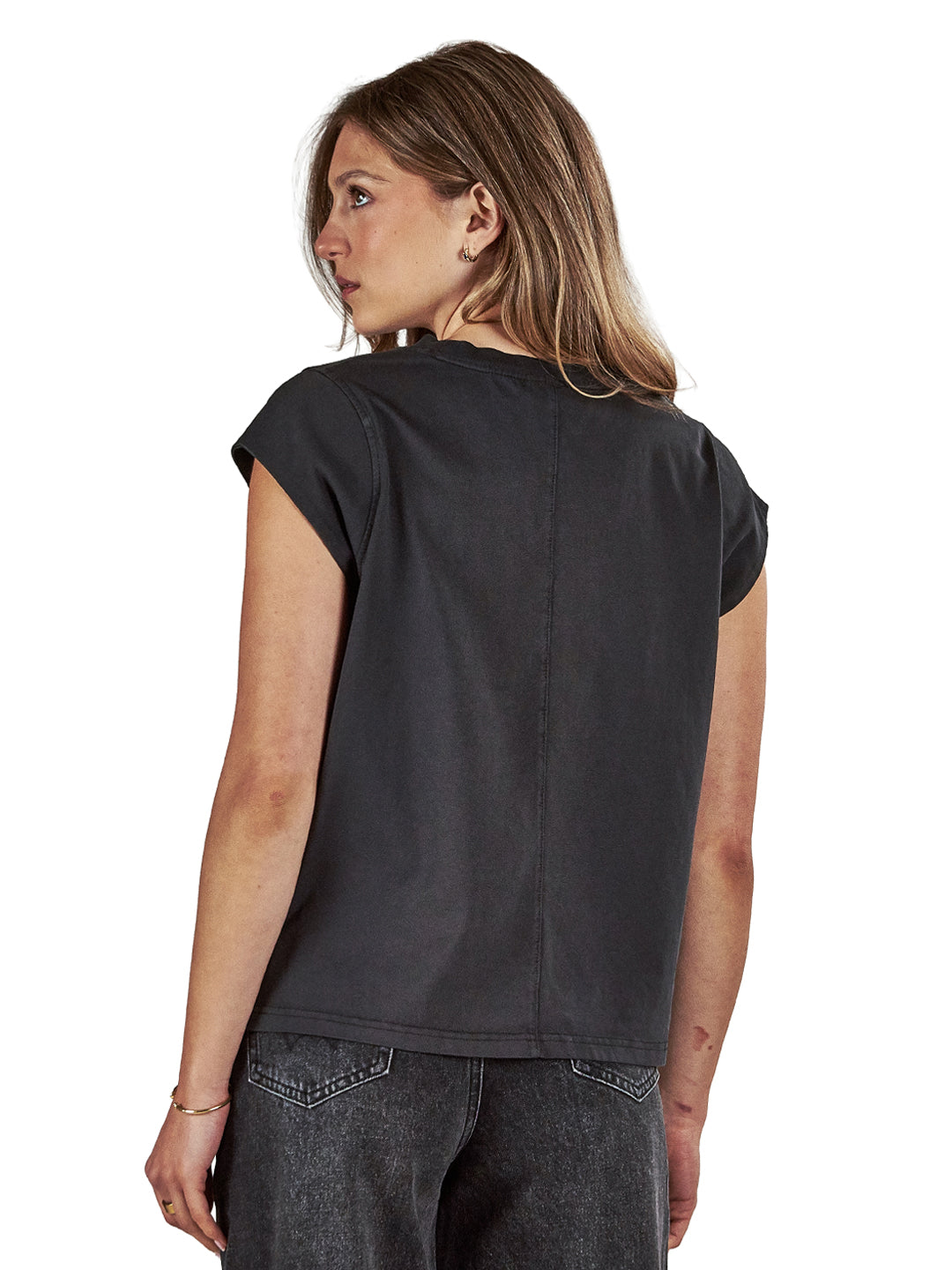 Polera Ramaria Mujer - Negro