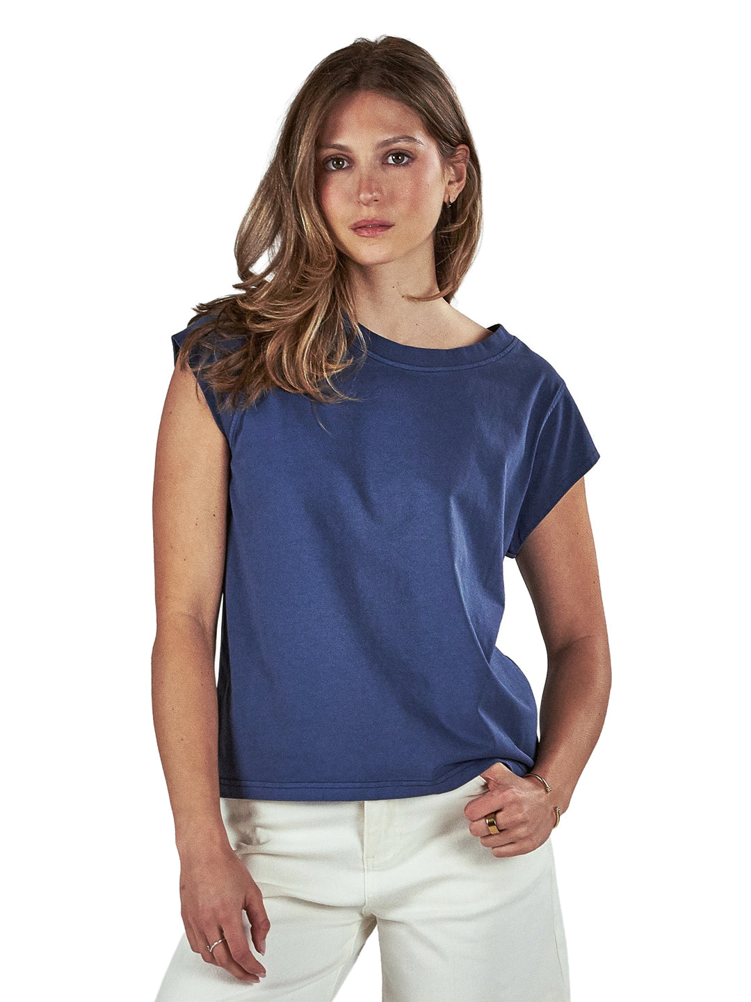 Polera Ramaria Mujer - Azul