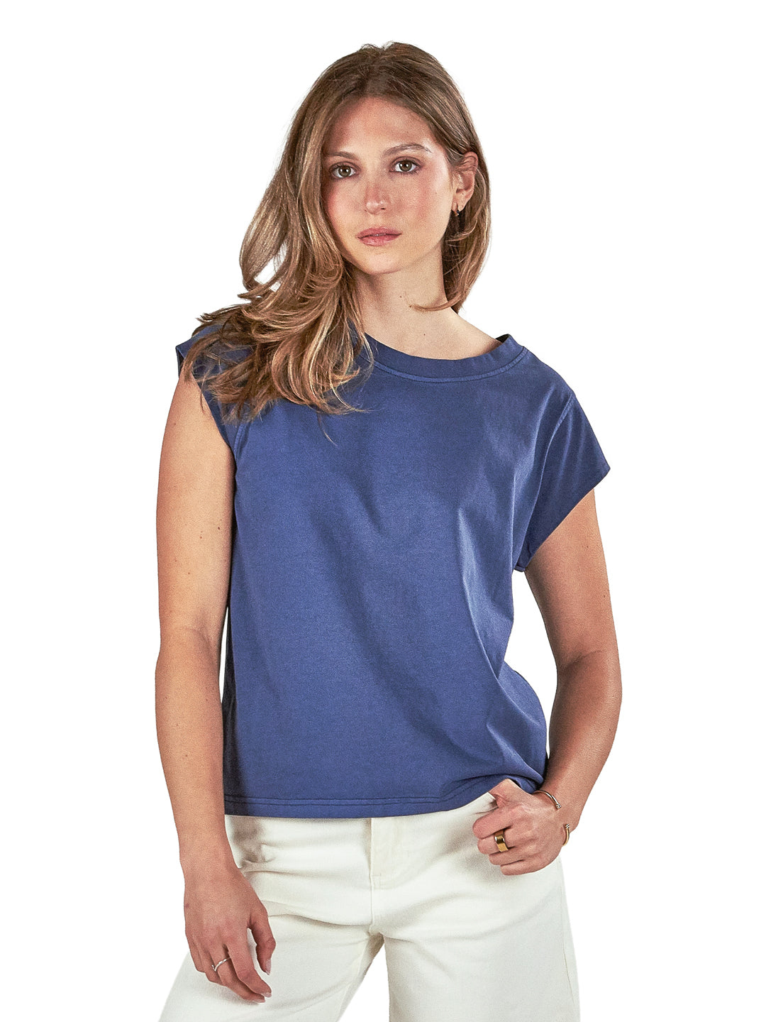 Polera Ramaria Mujer - Azul