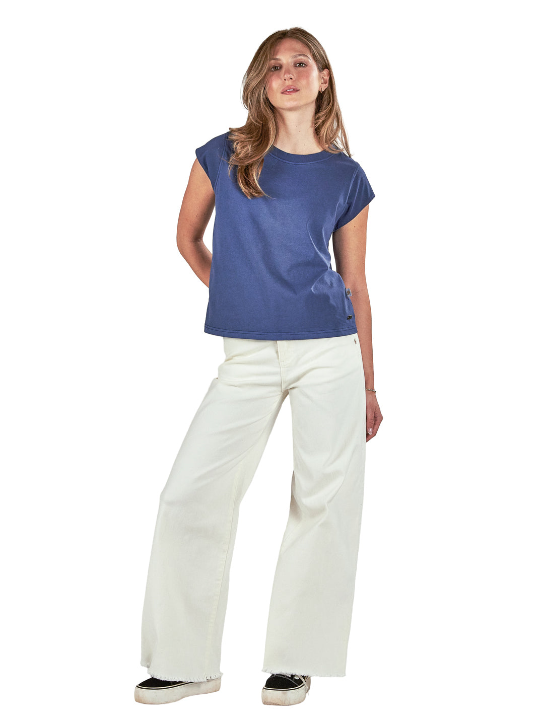 Polera Ramaria Mujer - Azul