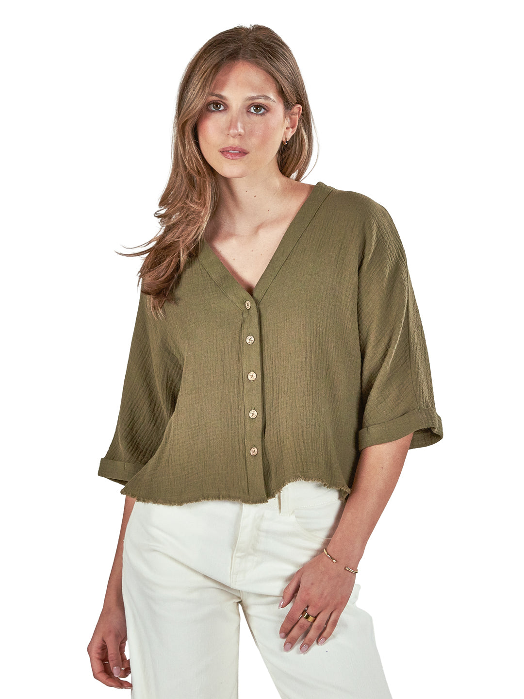 Blusa Ñirre Mujer - Verde