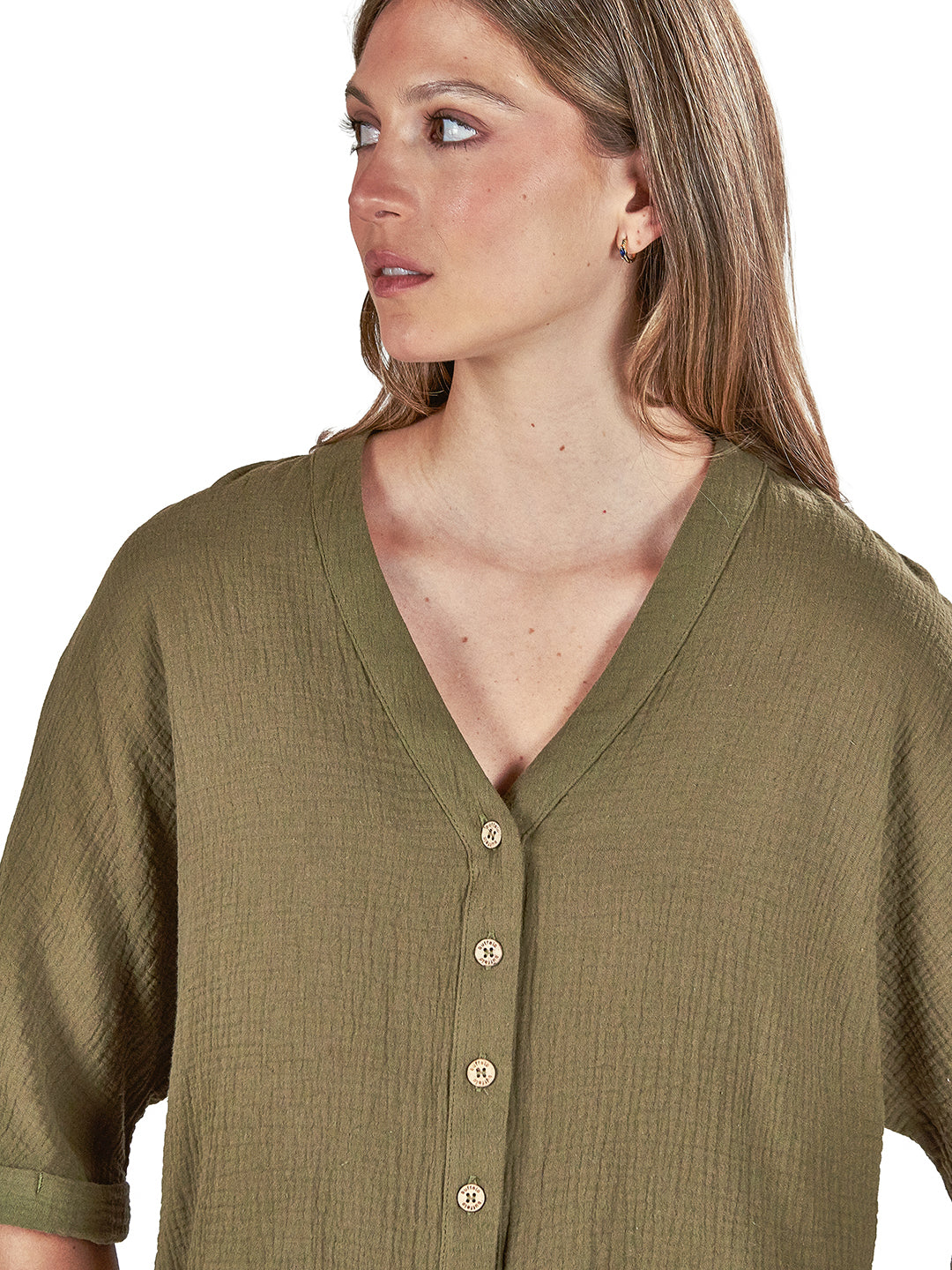 Blusa Ñirre Mujer - Verde