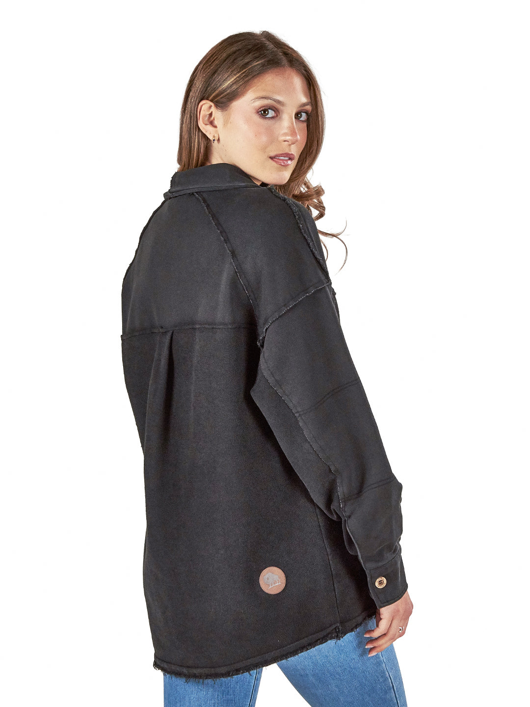 Poleron Lascar Mujer - Negro