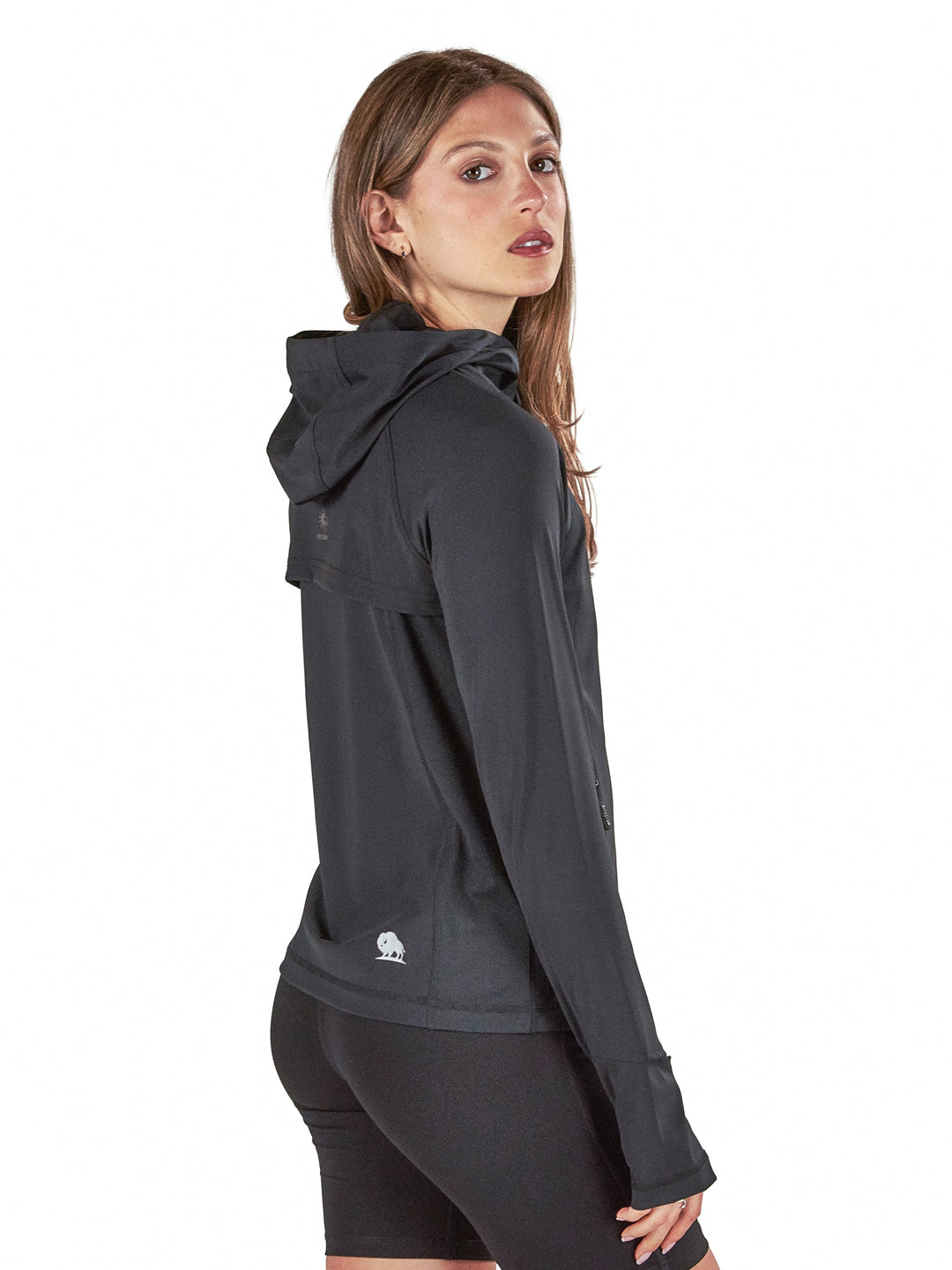 Poleron Radal Mujer - Negro