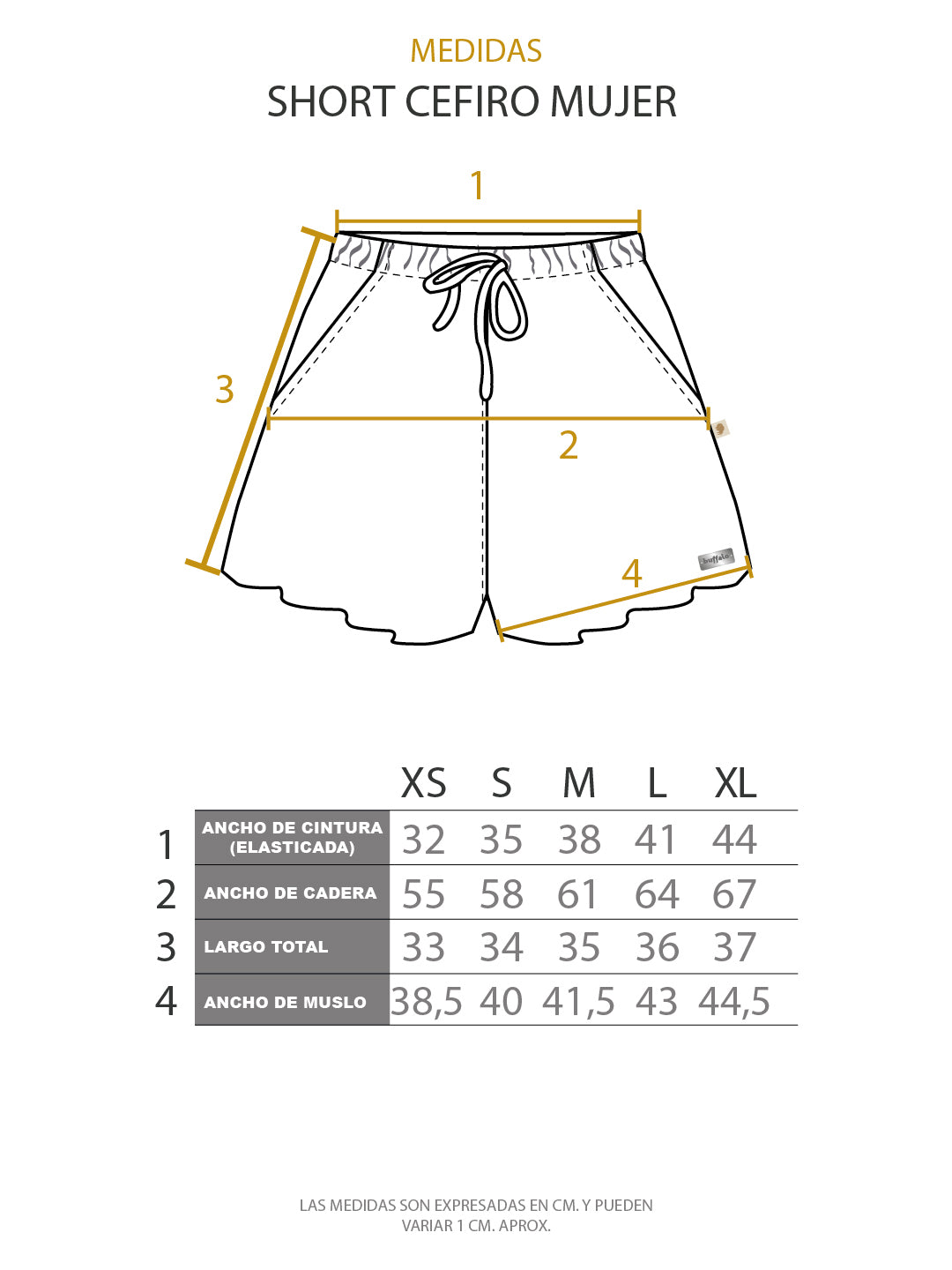 Short Cefiro Mujer - Verde