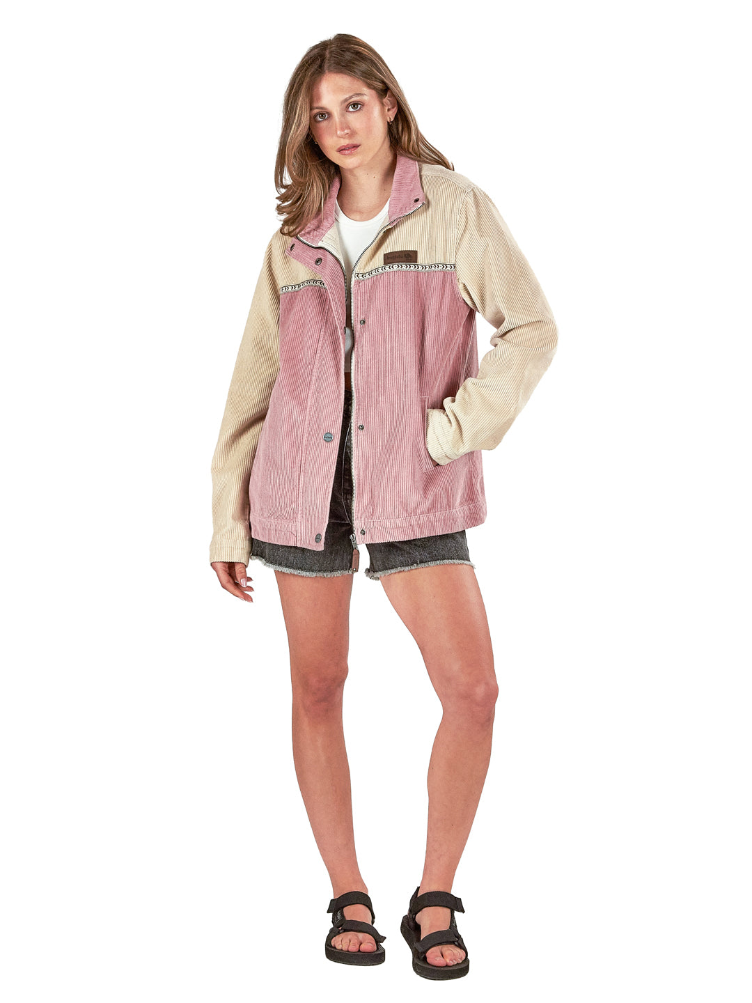 Chaqueta Teca Mujer - Rosado