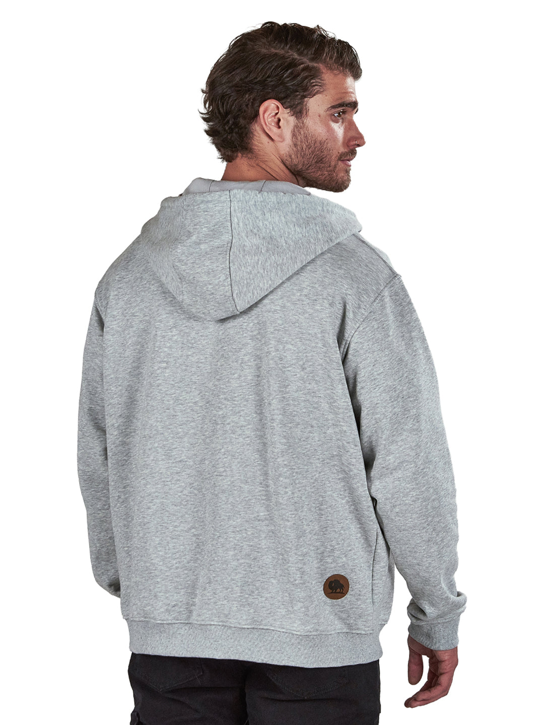 Poleron Solaz Hombre - Gris Melange