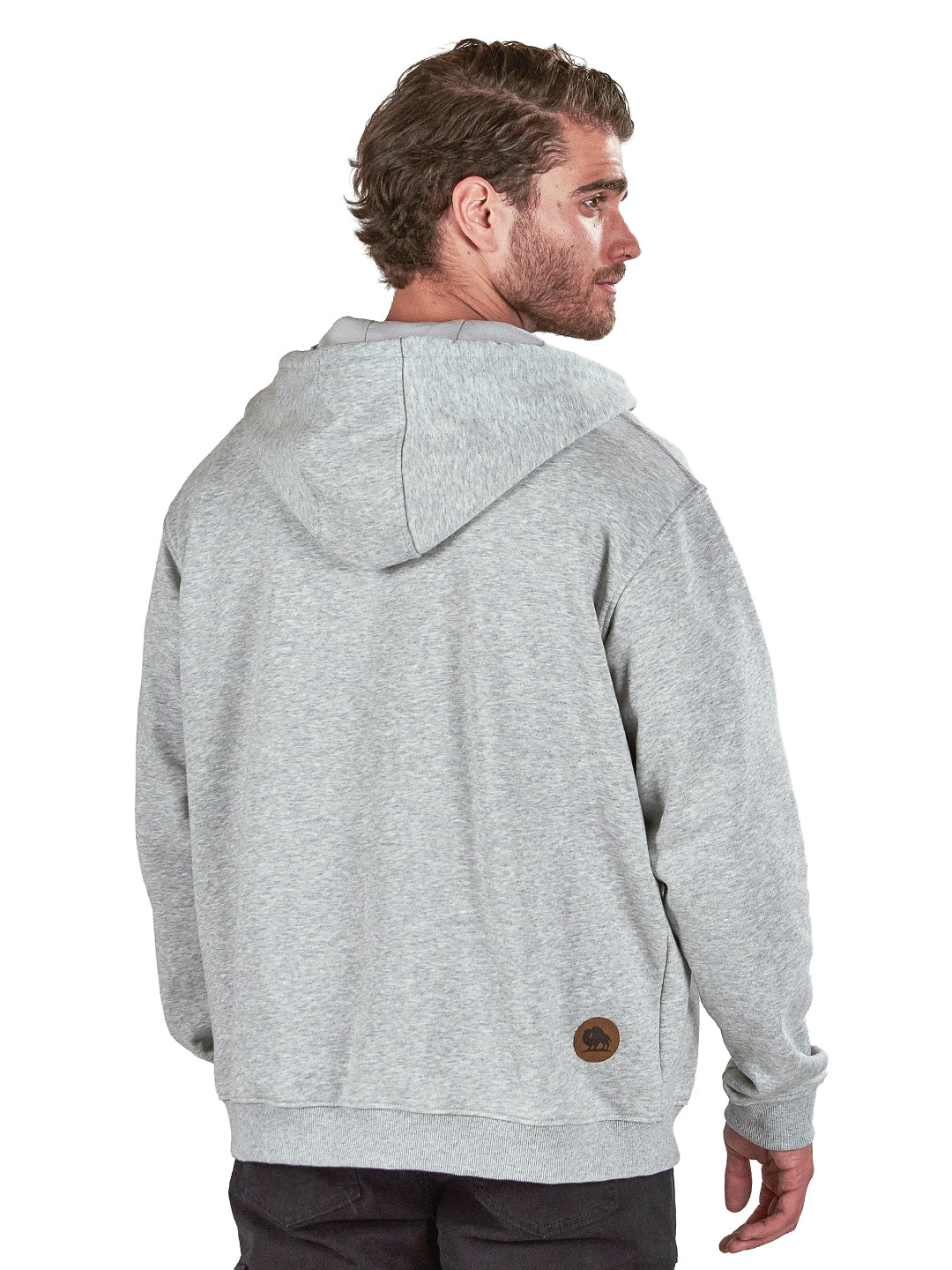 Poleron Solaz Hombre - Gris Melange
