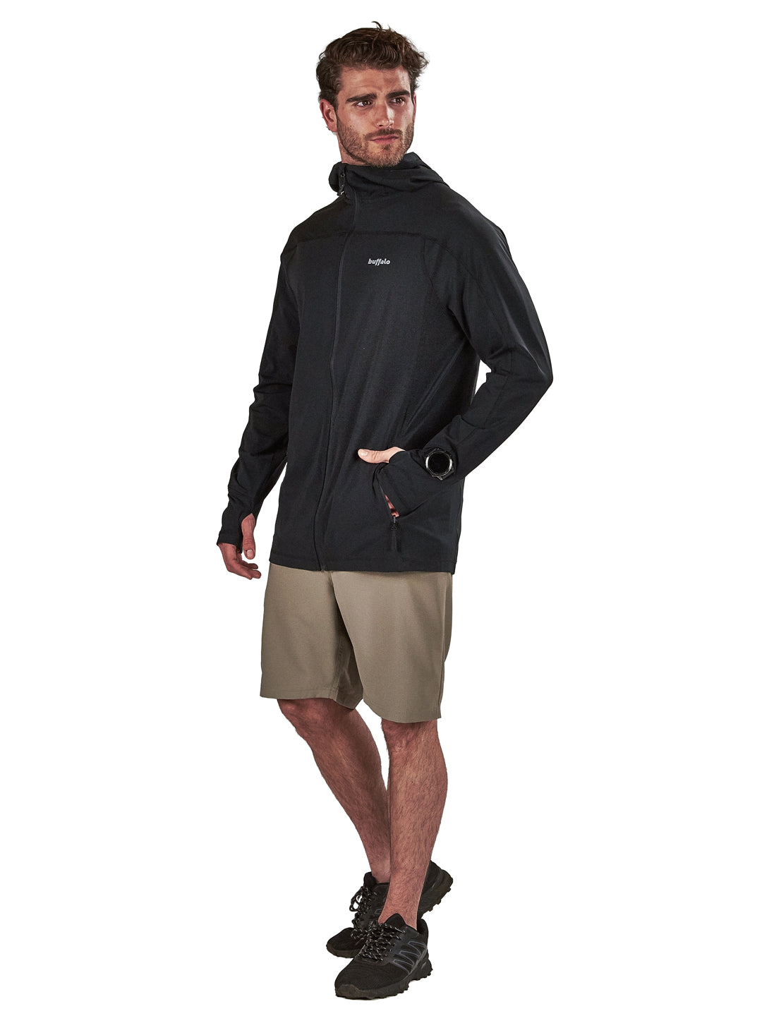 Poleron Radal Hombre - Negro