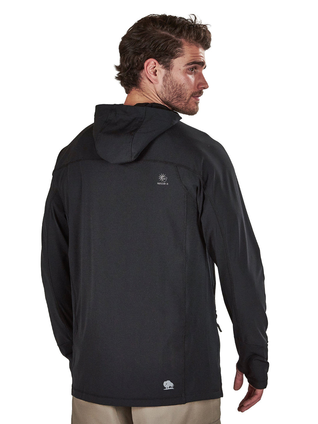 Poleron Radal Hombre - Negro