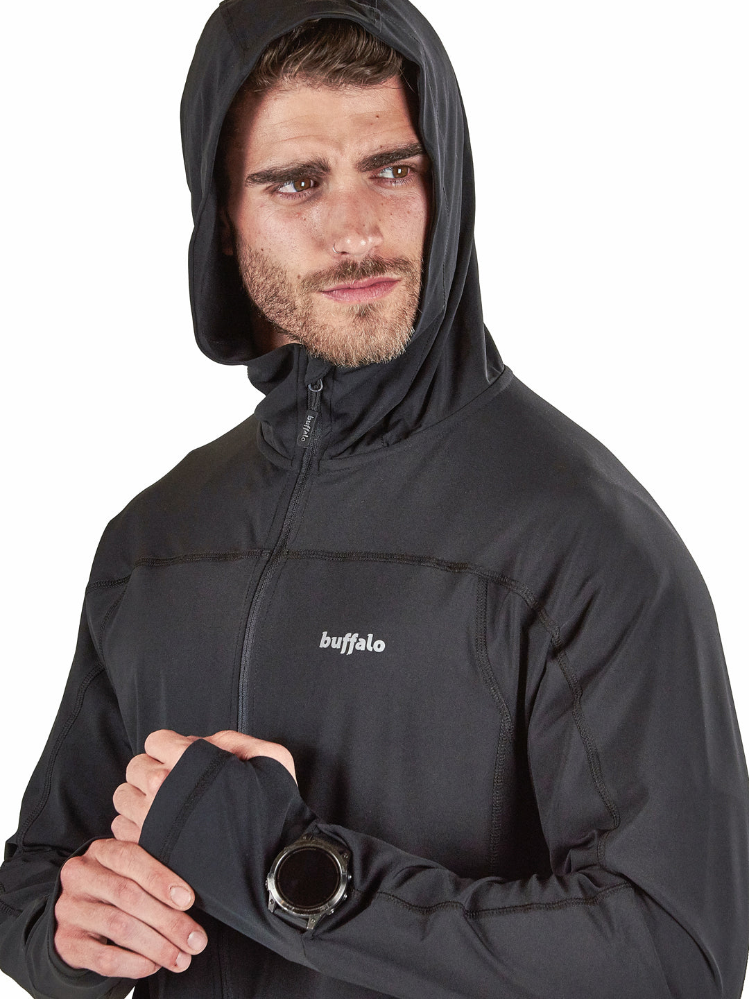 Poleron Radal Hombre - Negro