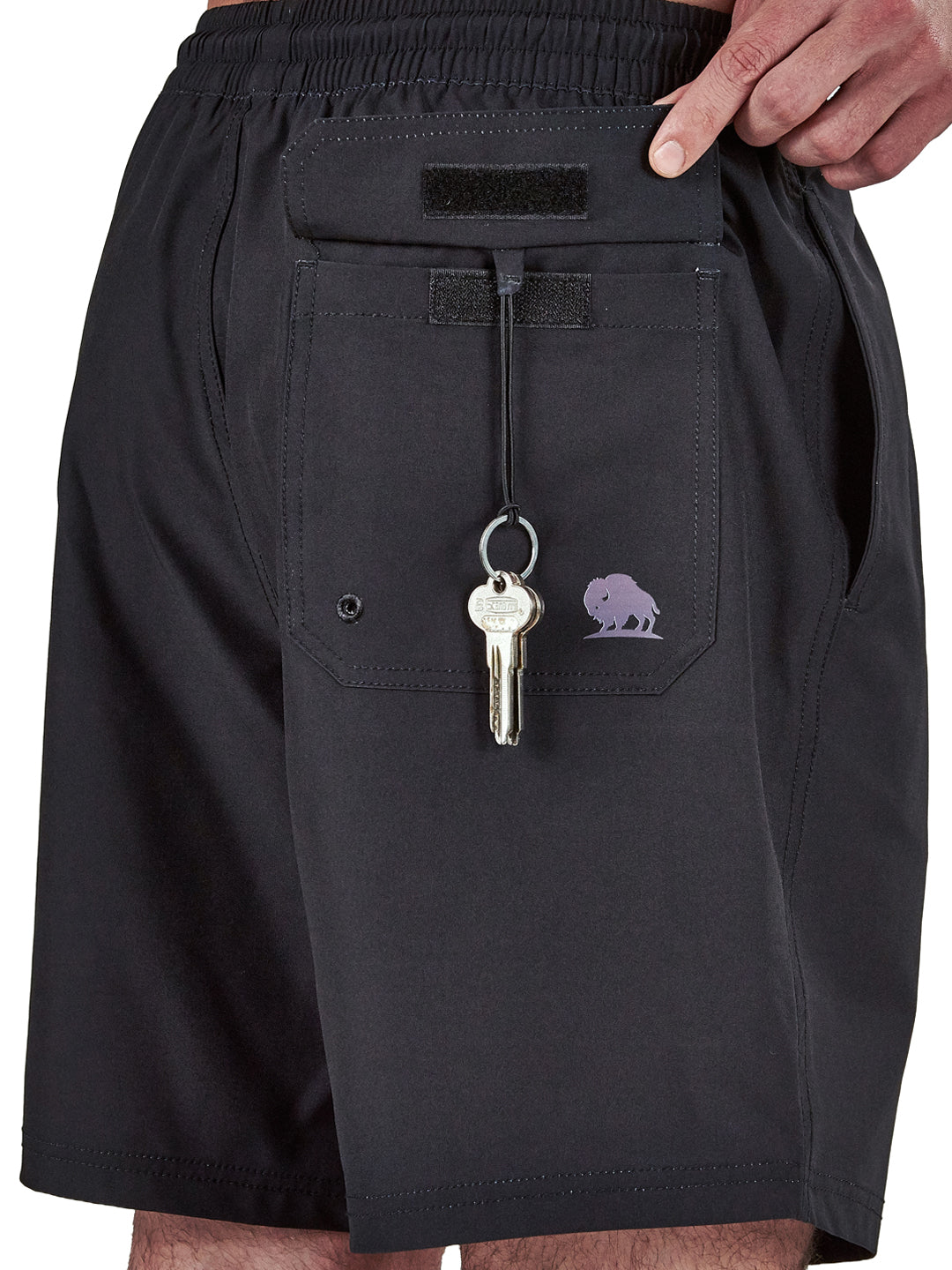 Traje de Baño Huiro Hombre - Negro
