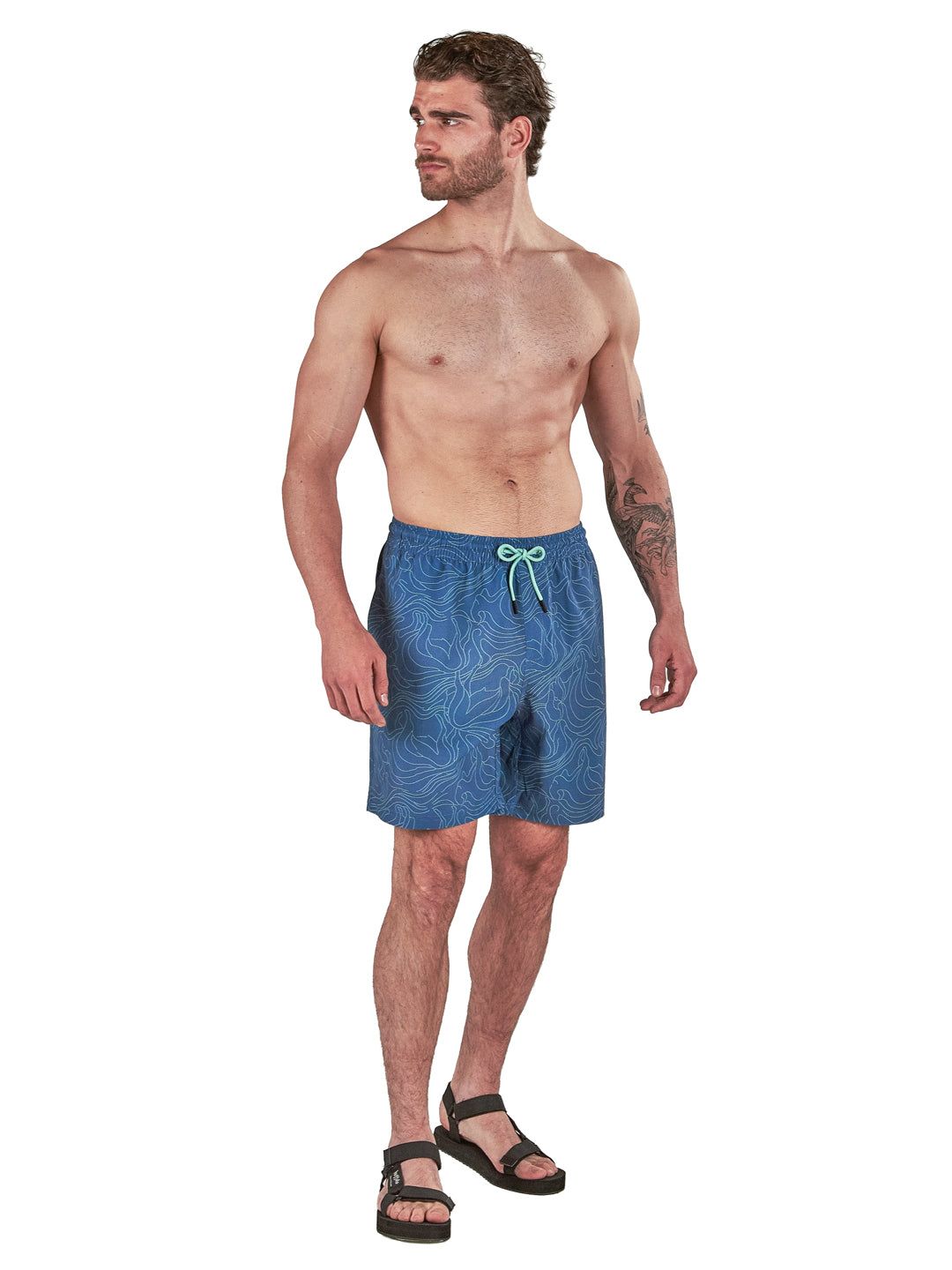 Traje de Baño Huiro Hombre - Azul