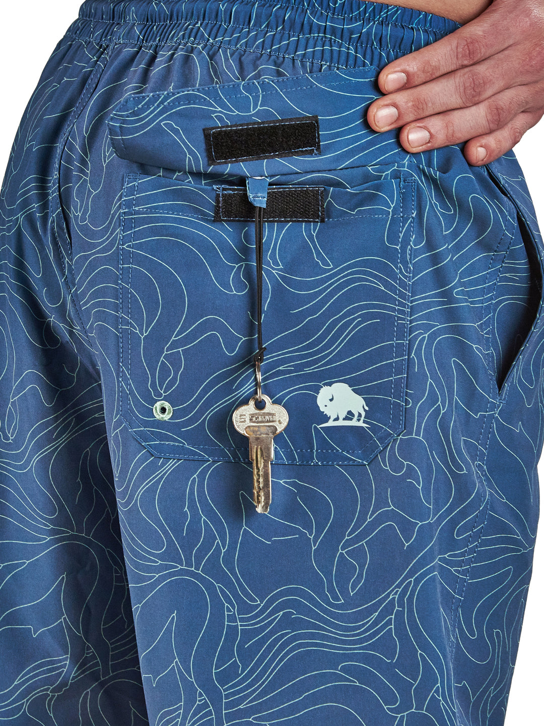 Traje de Baño Huiro Hombre - Azul