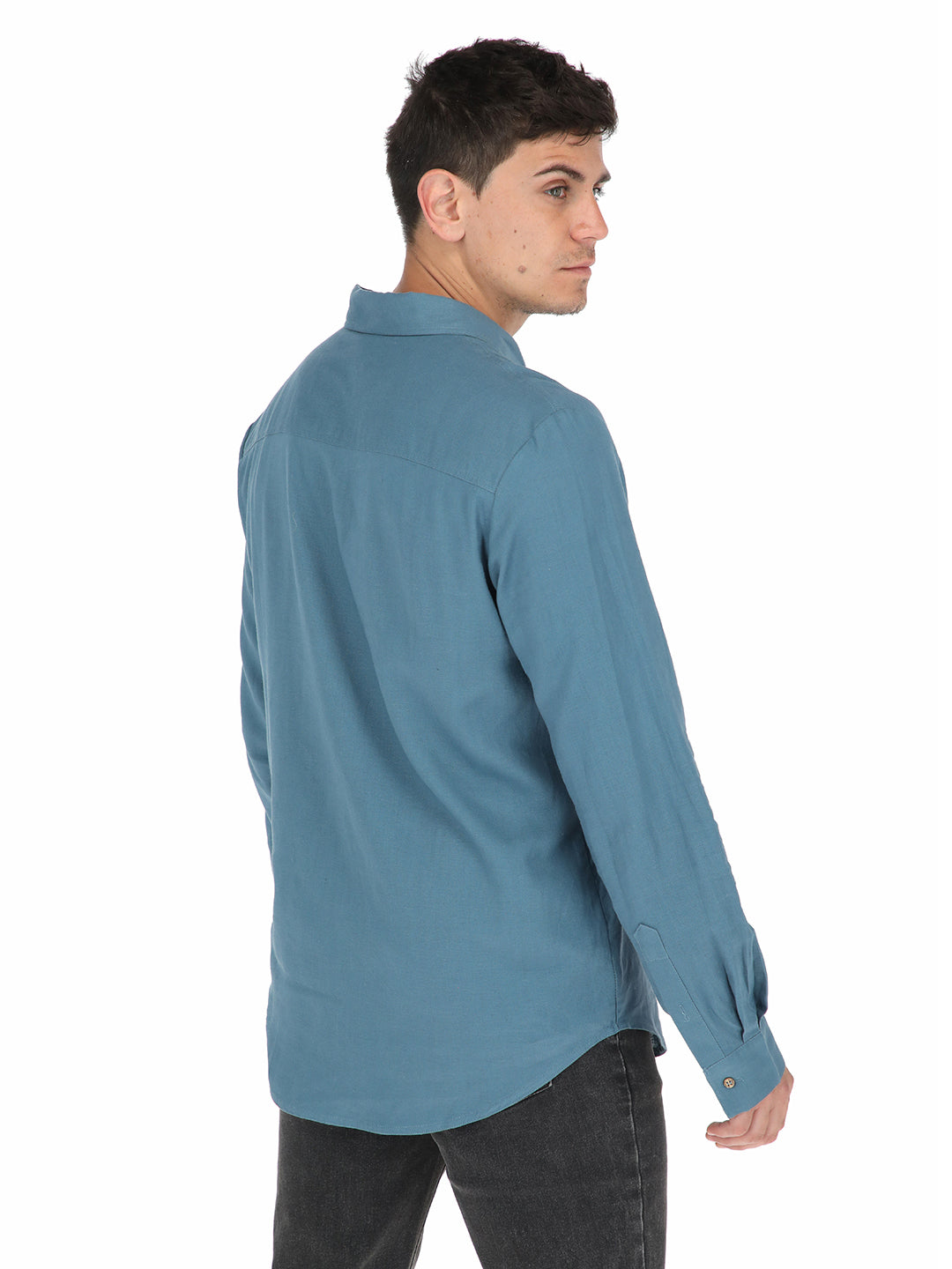 Camisa Anemona Hombre - Azul