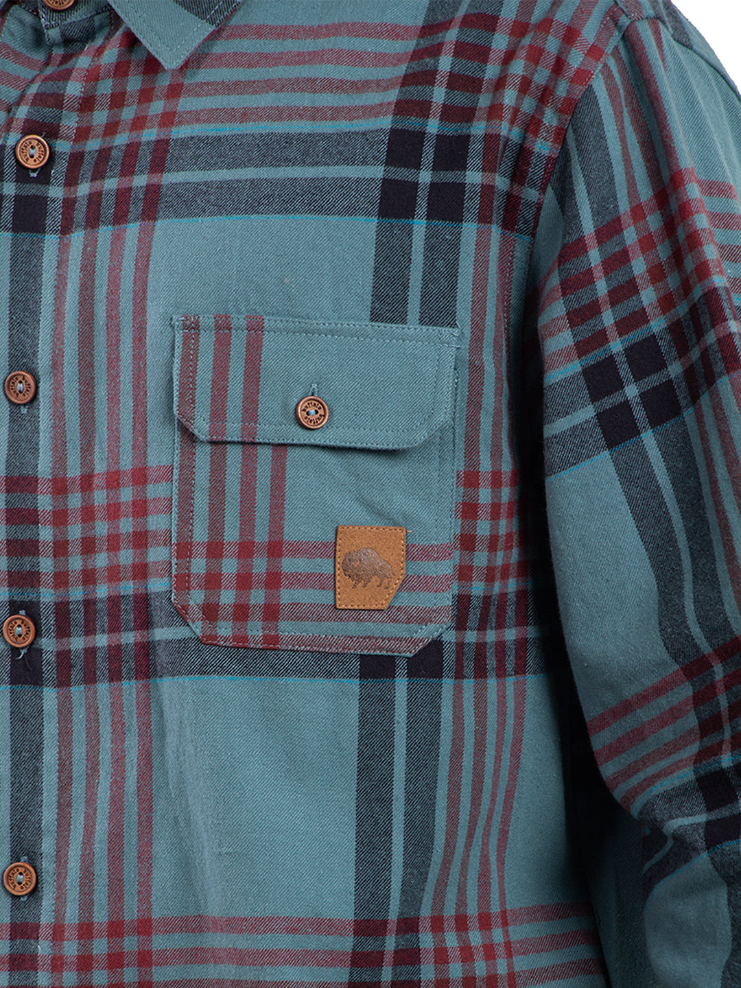 Camisa Corteza 2 Hombre - Azul