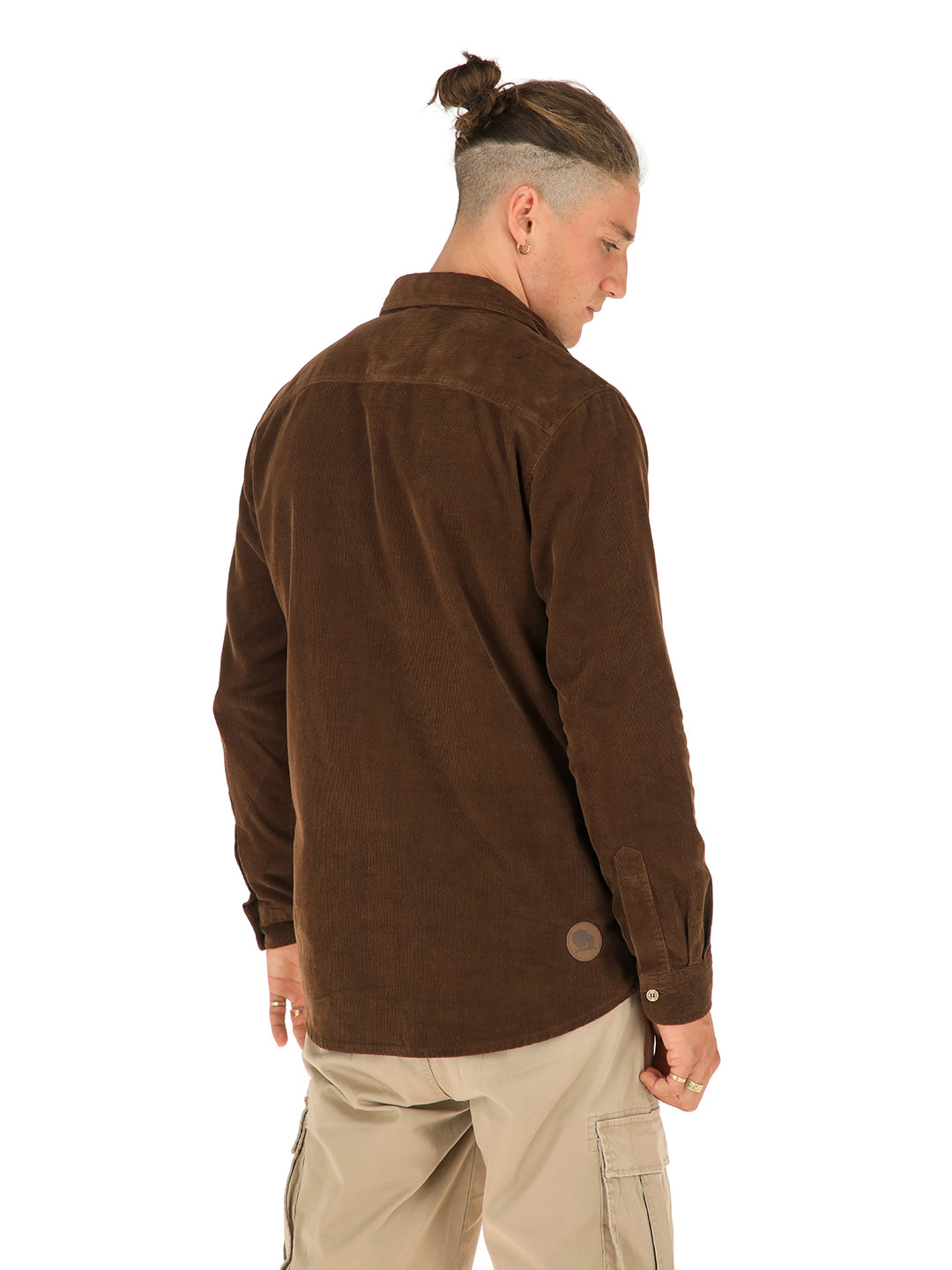 Camisa Kauri Hombre - Cafe
