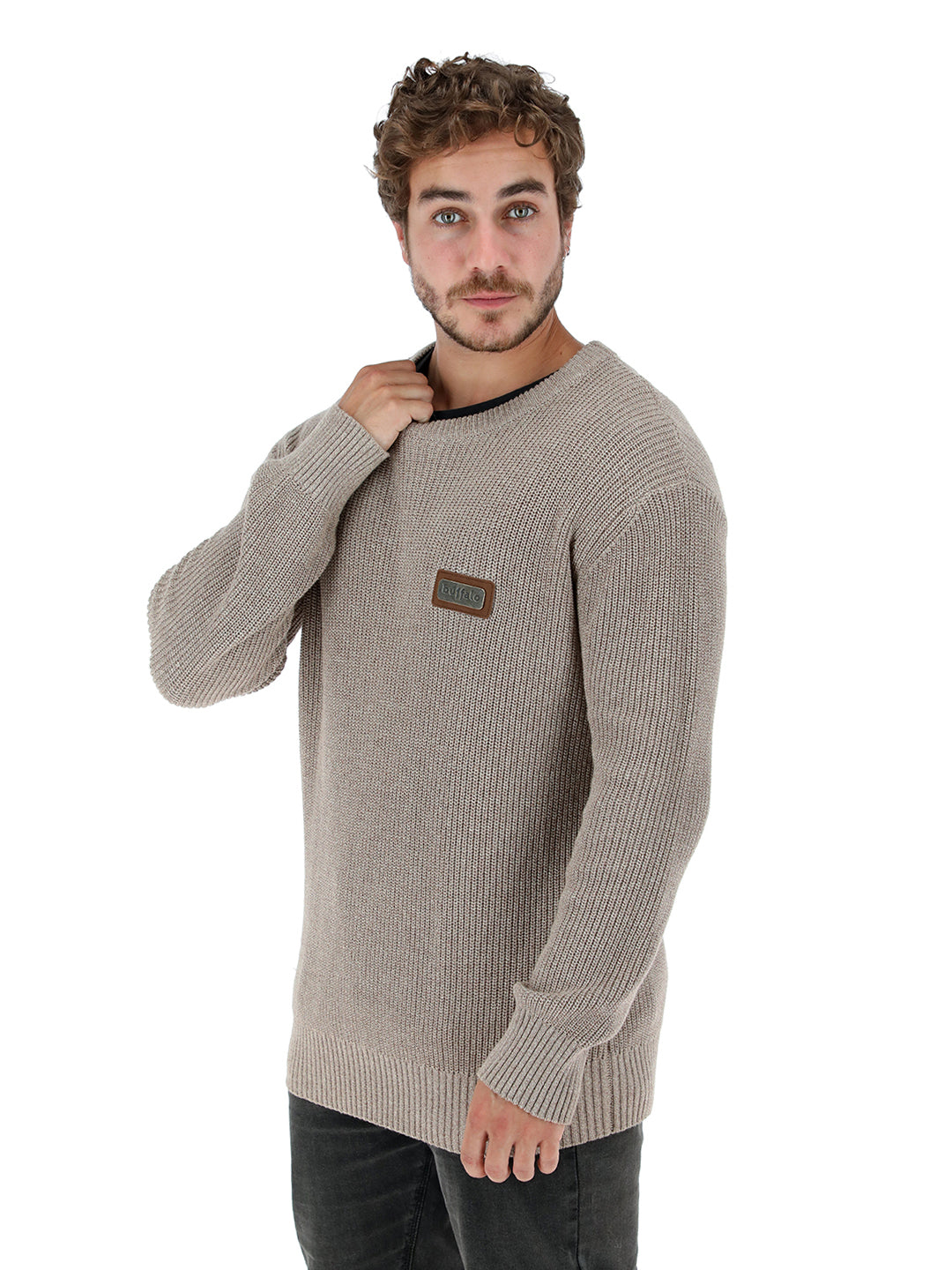 Chaleco Chapelco Hombre - Lana Jaspeado