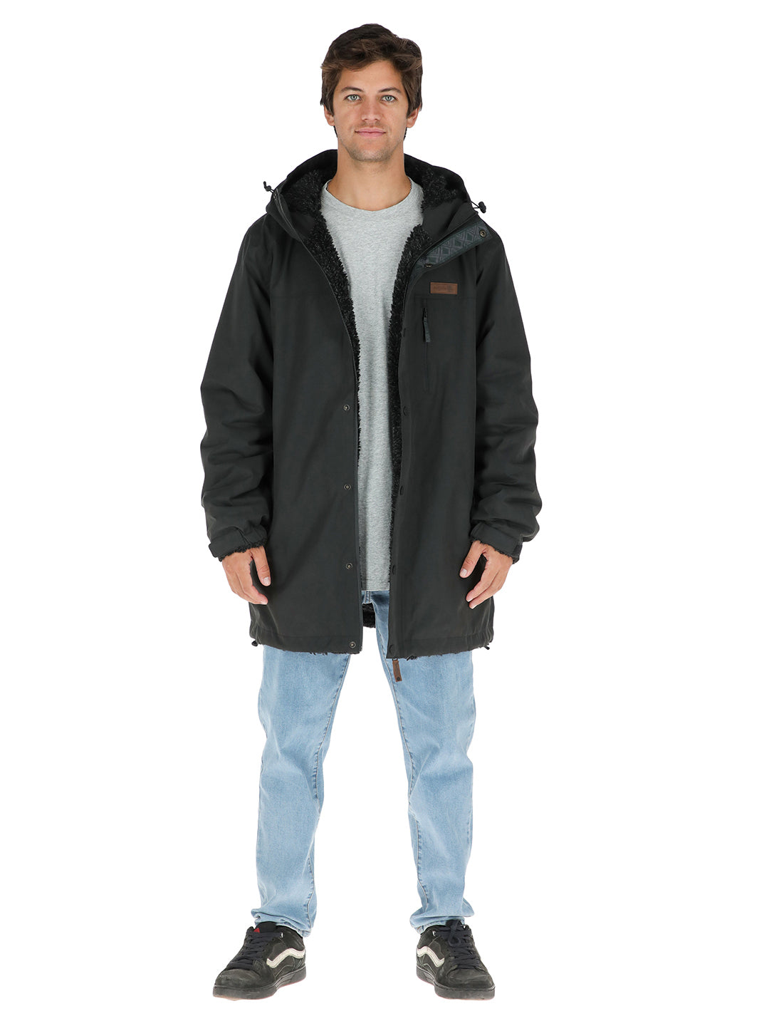 Chaqueta Camaleon Hombre - Negro - Negro Jaspeado