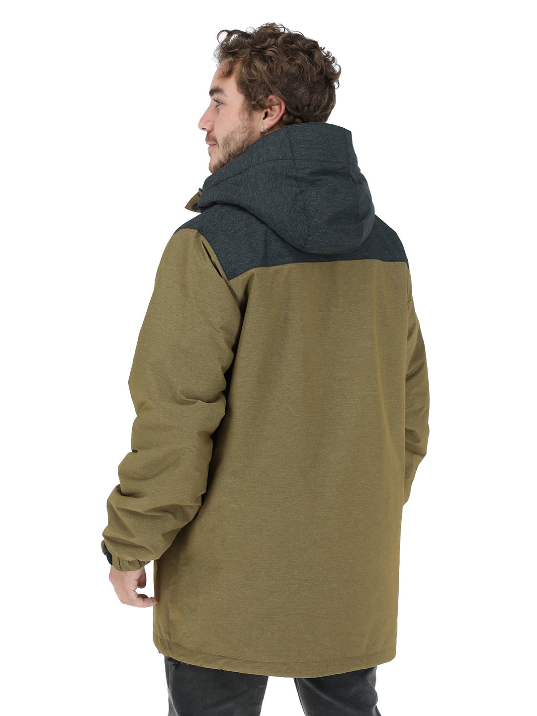 Chaqueta Camaleon Hombre - Verde - Negro Jaspeado