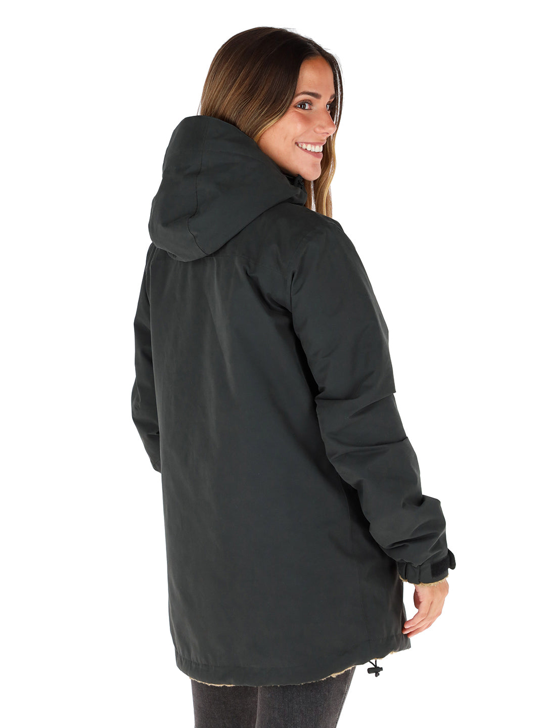 Chaqueta Camaleon Mujer - Negro - Mostaza Jaspeado